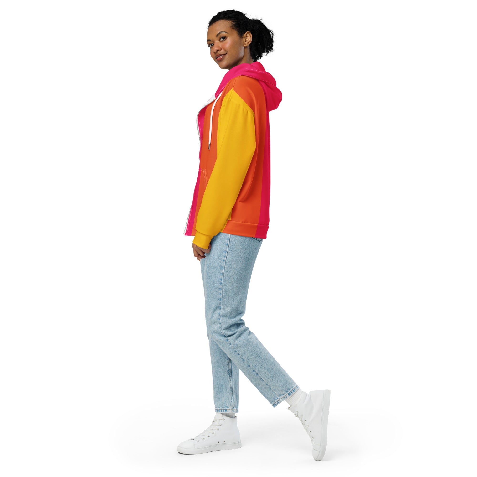 Women's Palette Strip-2 Hoodie