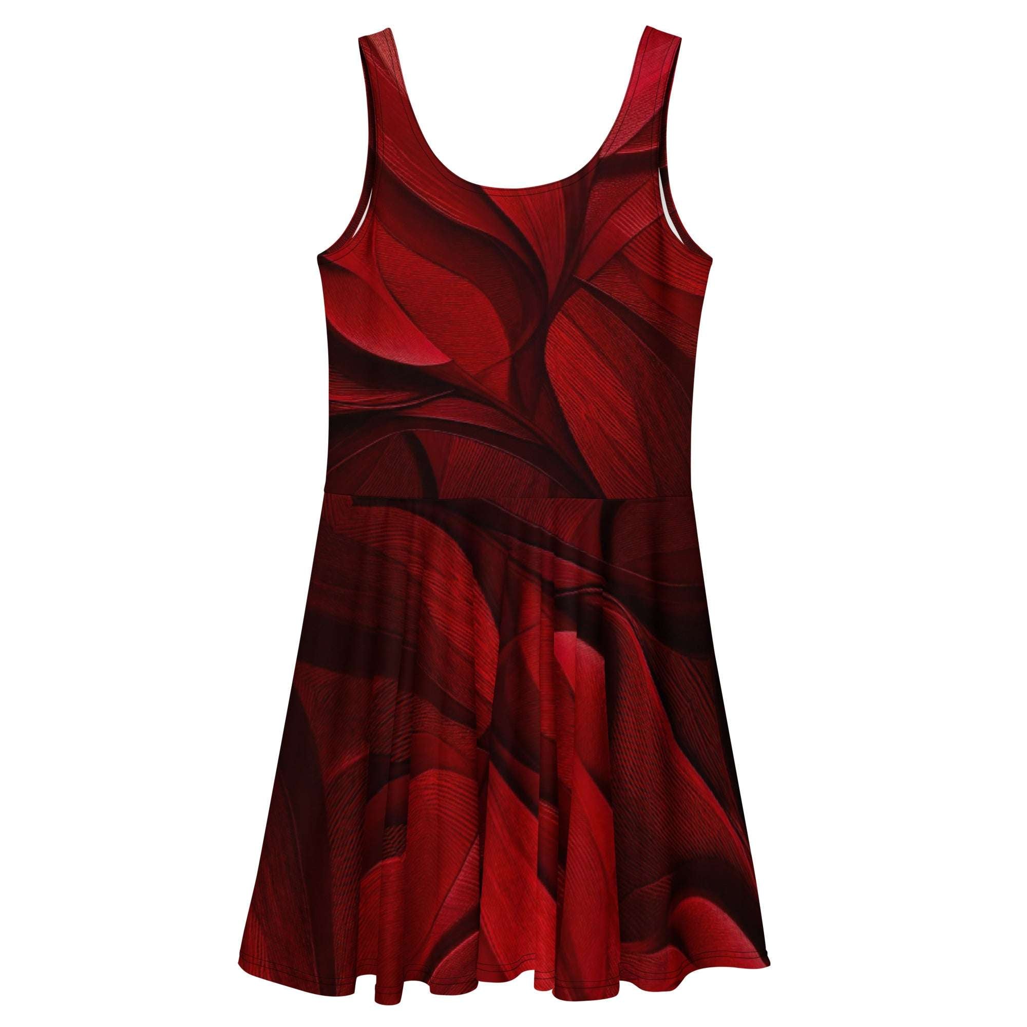 Deep Red Skater Dresses Form Finding Design Deep Red Skater Dresses Form Finding Design