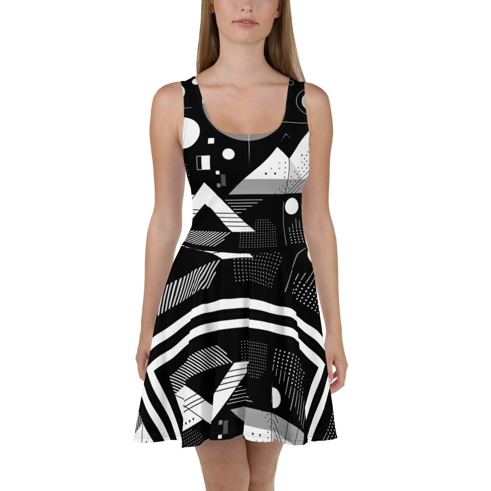 Skater Dress Astro-3