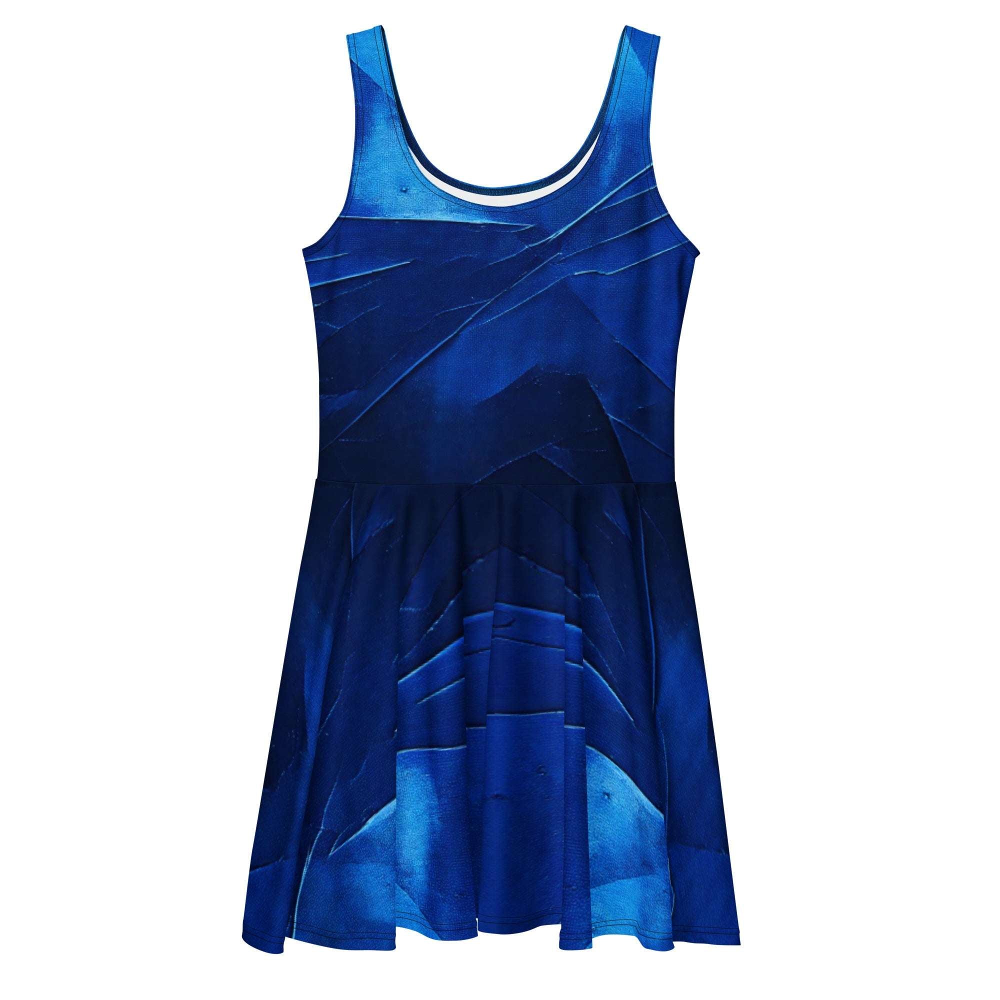 Deep Indigo Skater Dresses Form Finding Design Deep Indigo Skater Dresses Form Finding Design
