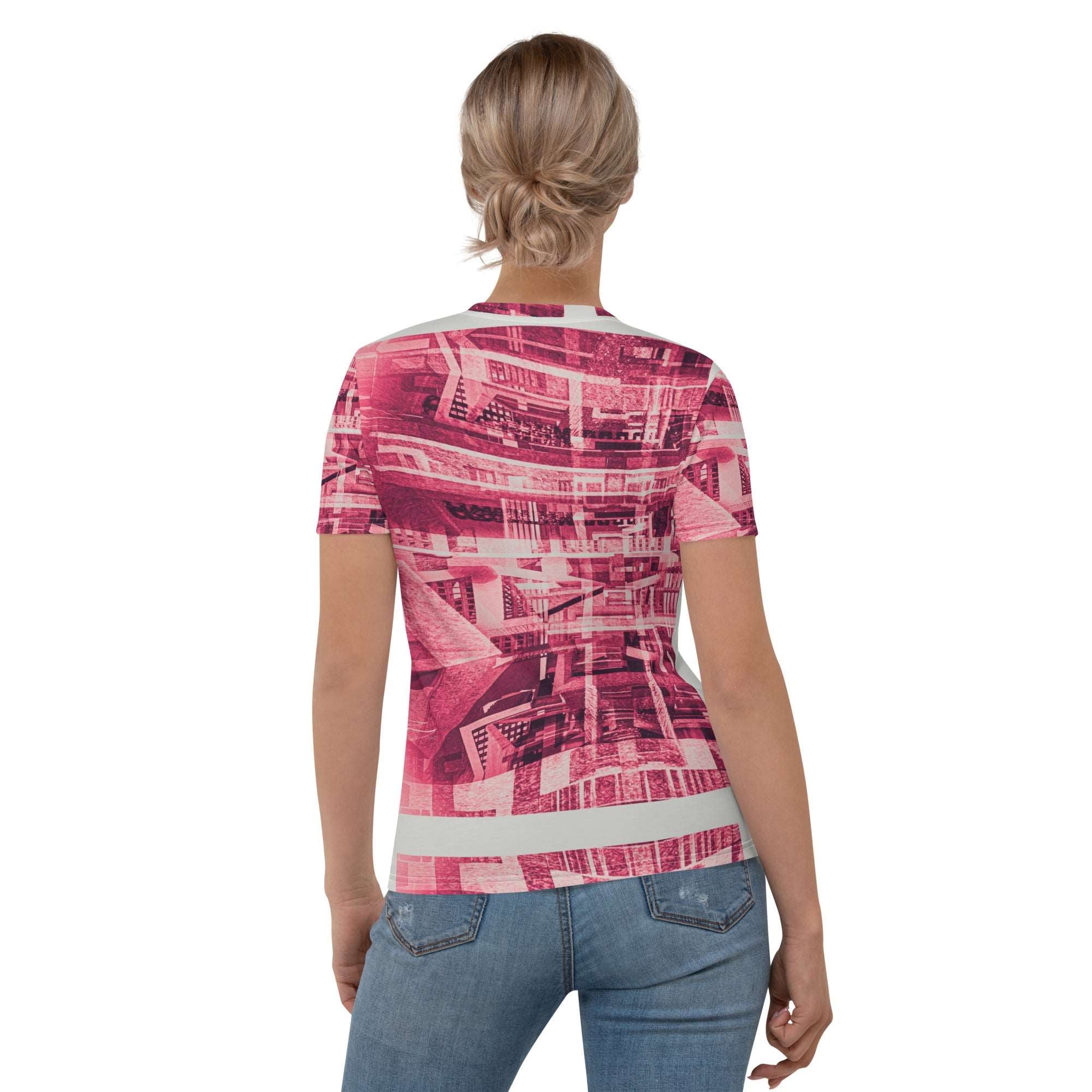 Womens Gradient T-4 Print