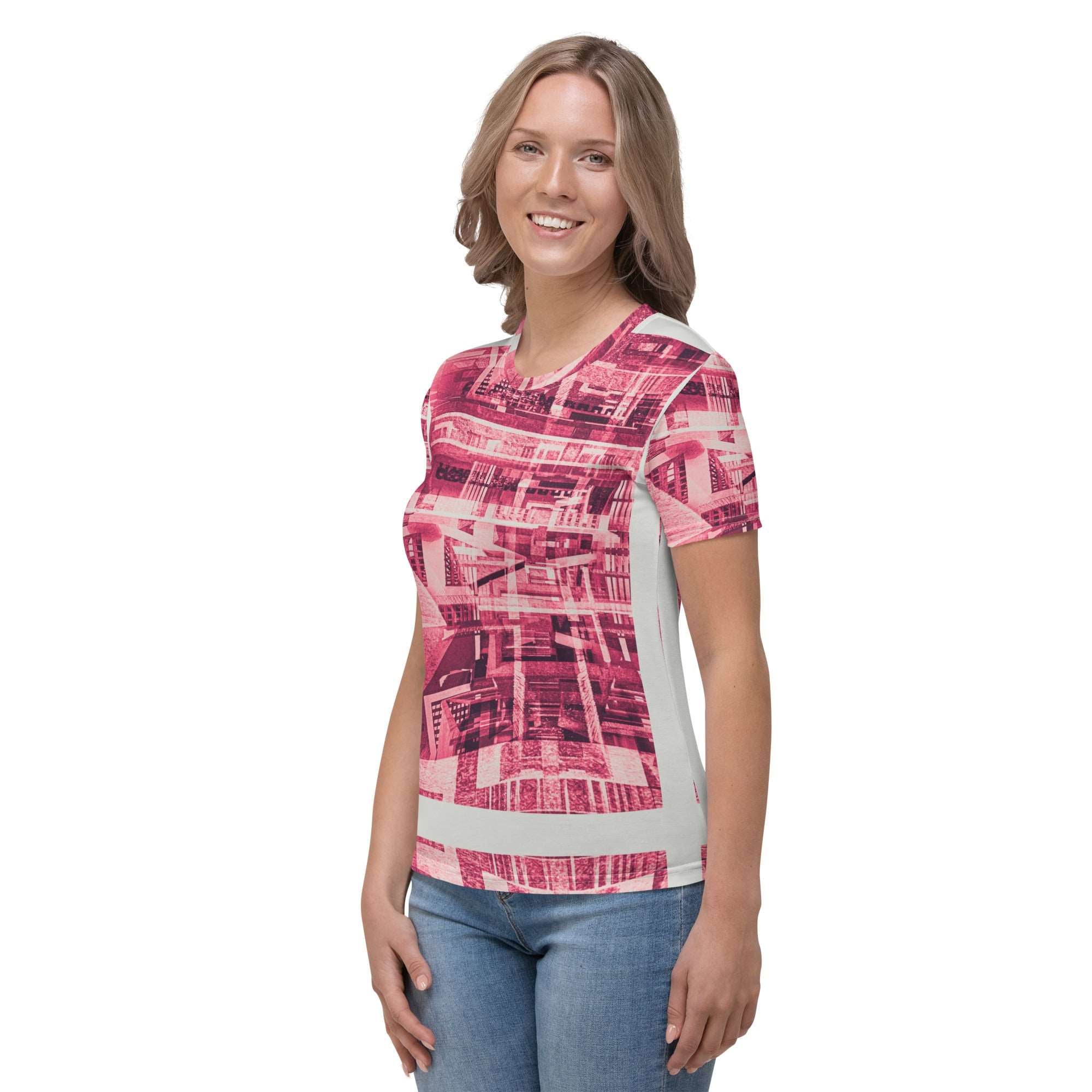 Womens Gradient T-4 Print