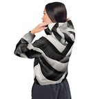 Women's ICN Cropped Windbreaker Print-2