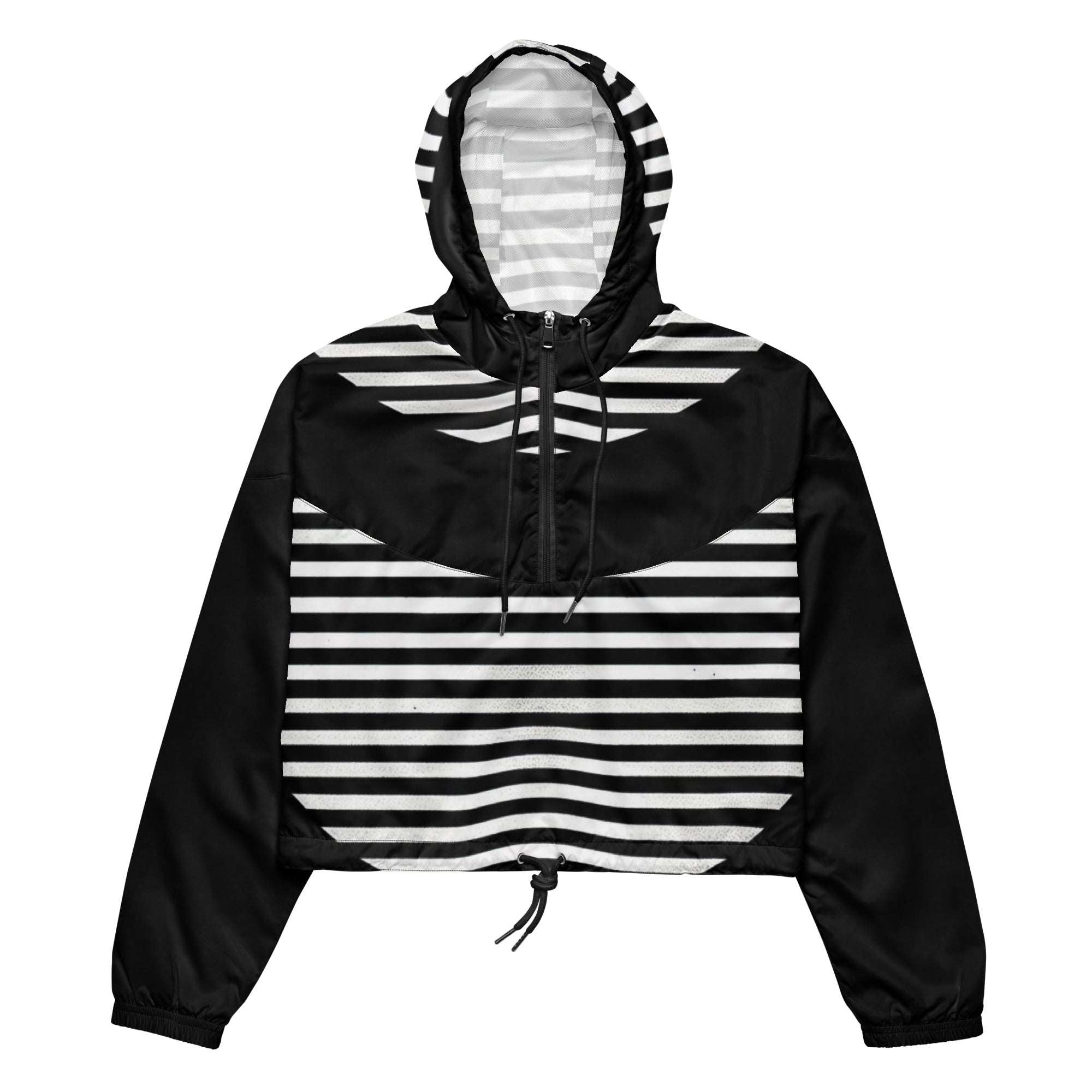 Women's ICN Cropped Windbreaker Print