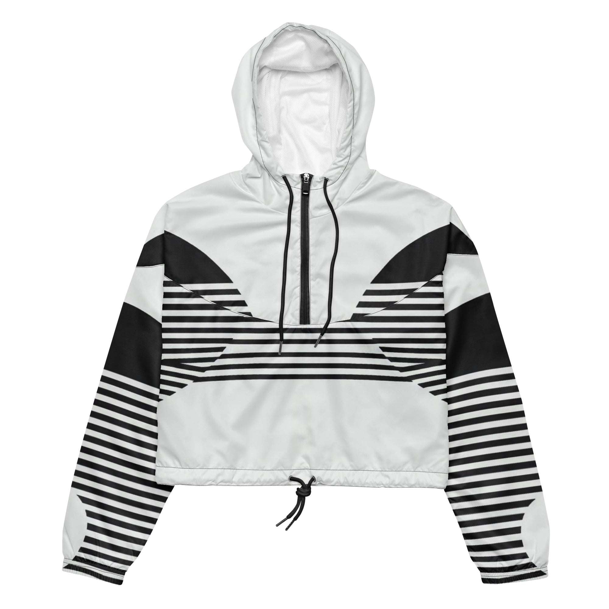 Women's ICN Cropped Windbreaker Print-5