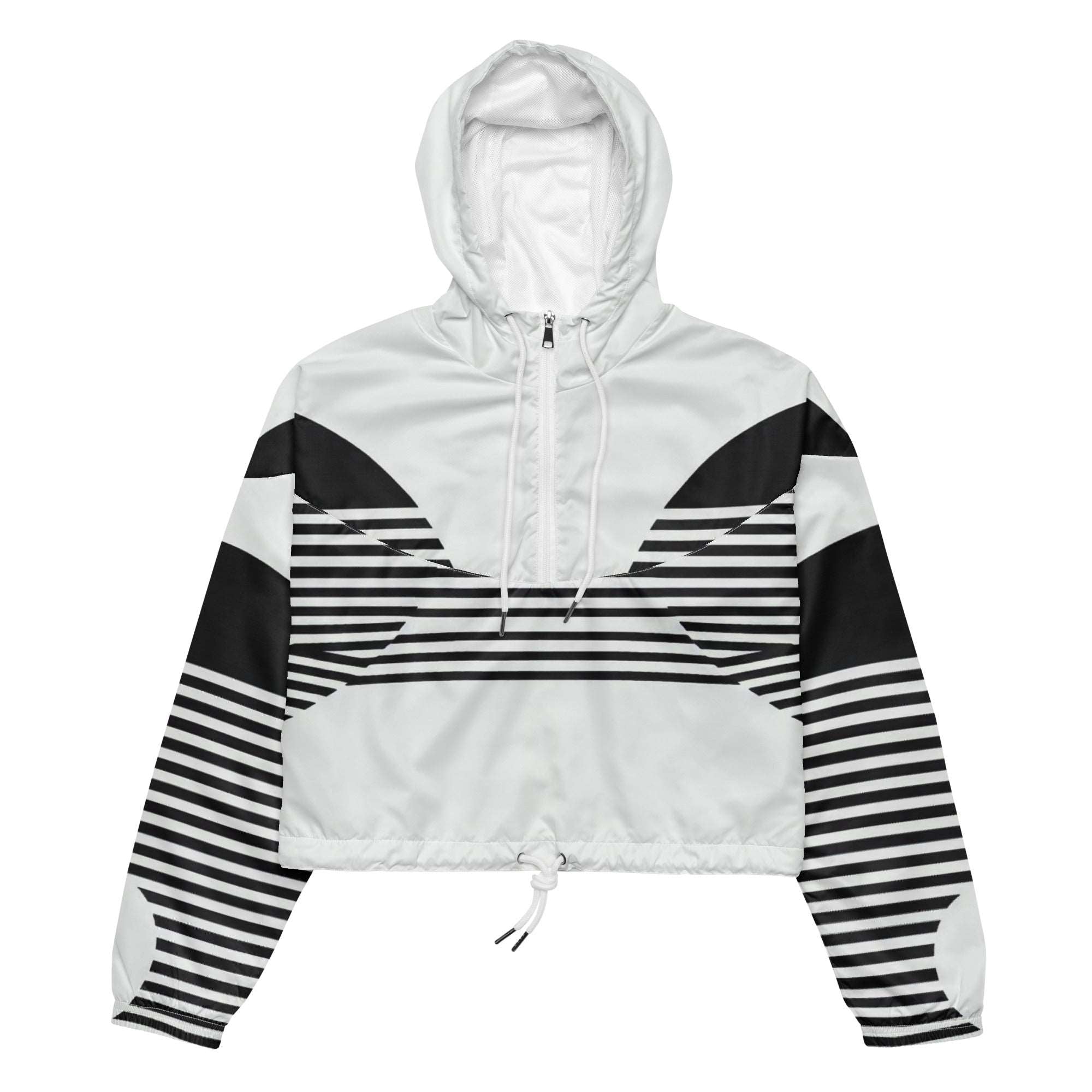 Women's ICN Cropped Windbreaker Print-5