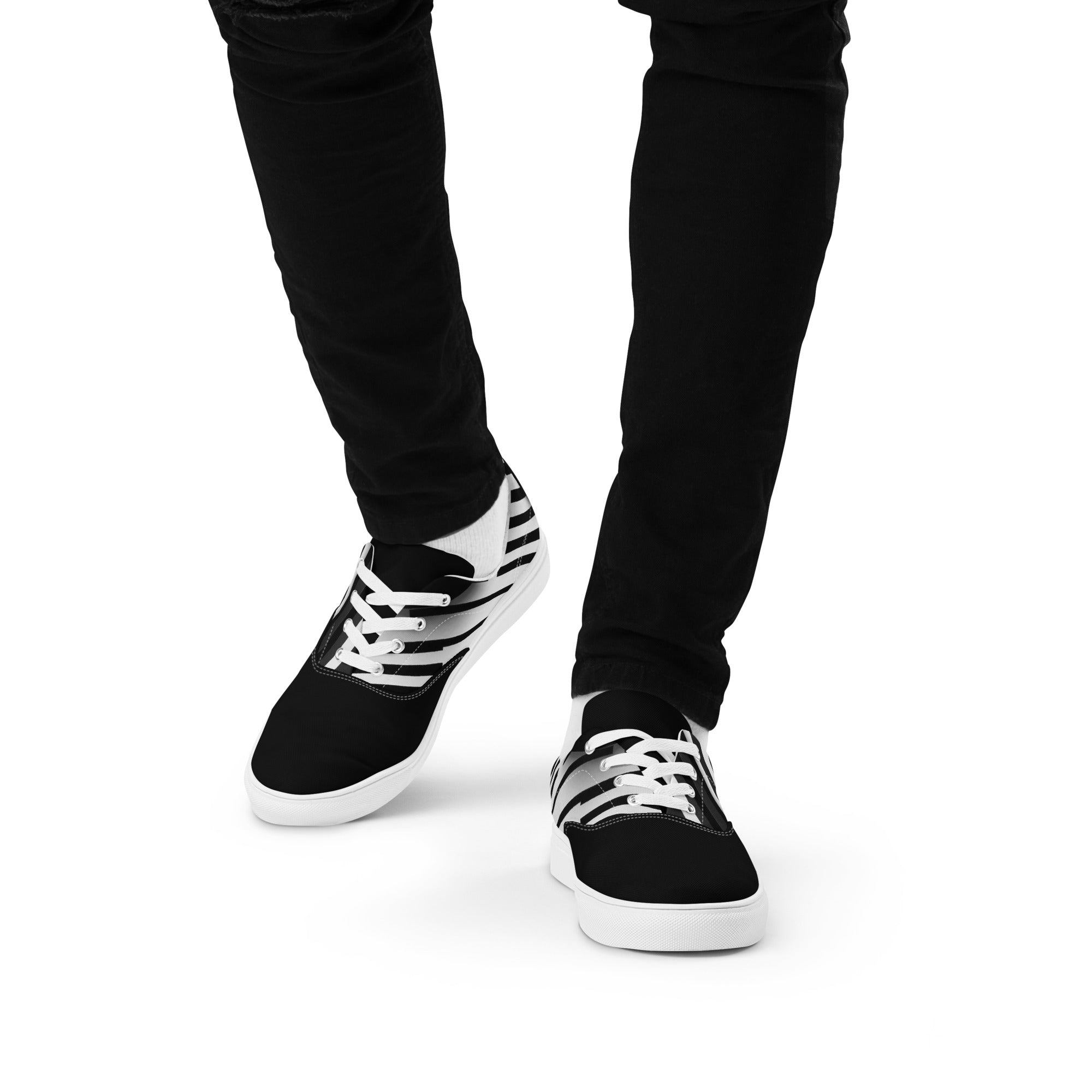 Men’s Lace-up Mono Print