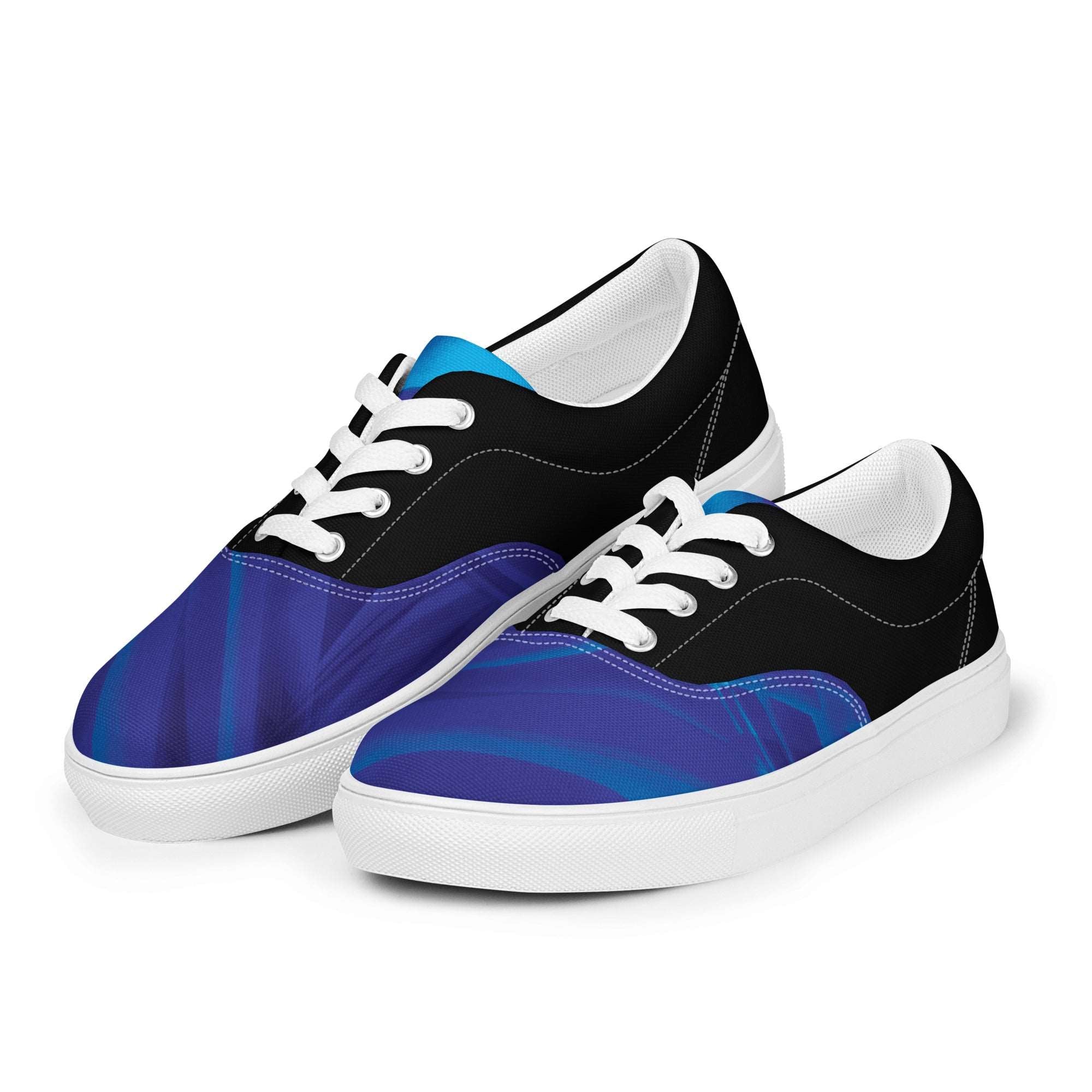 Men’s Lace-up Gradient Print