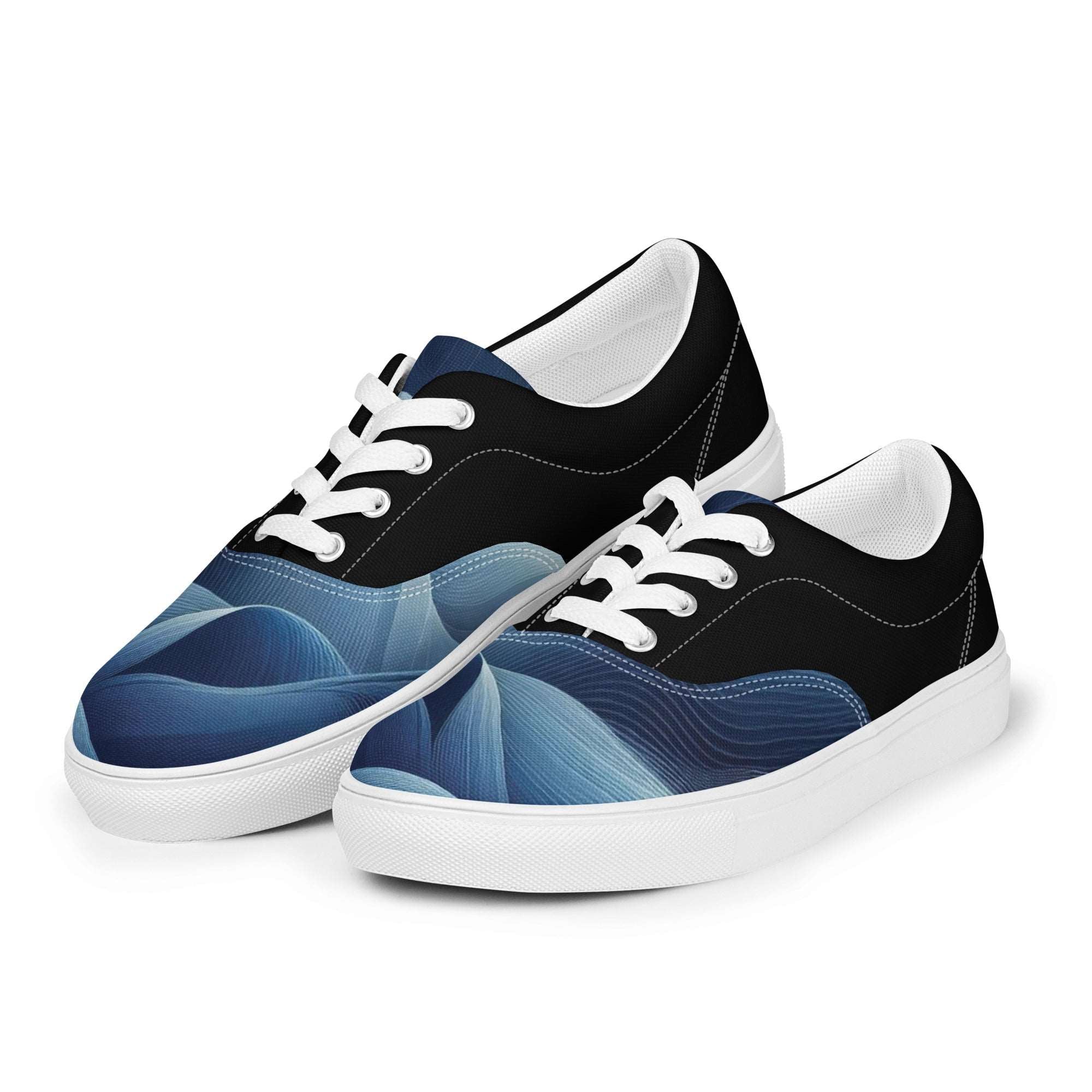 Men’s Lace-up Gradient Print-2