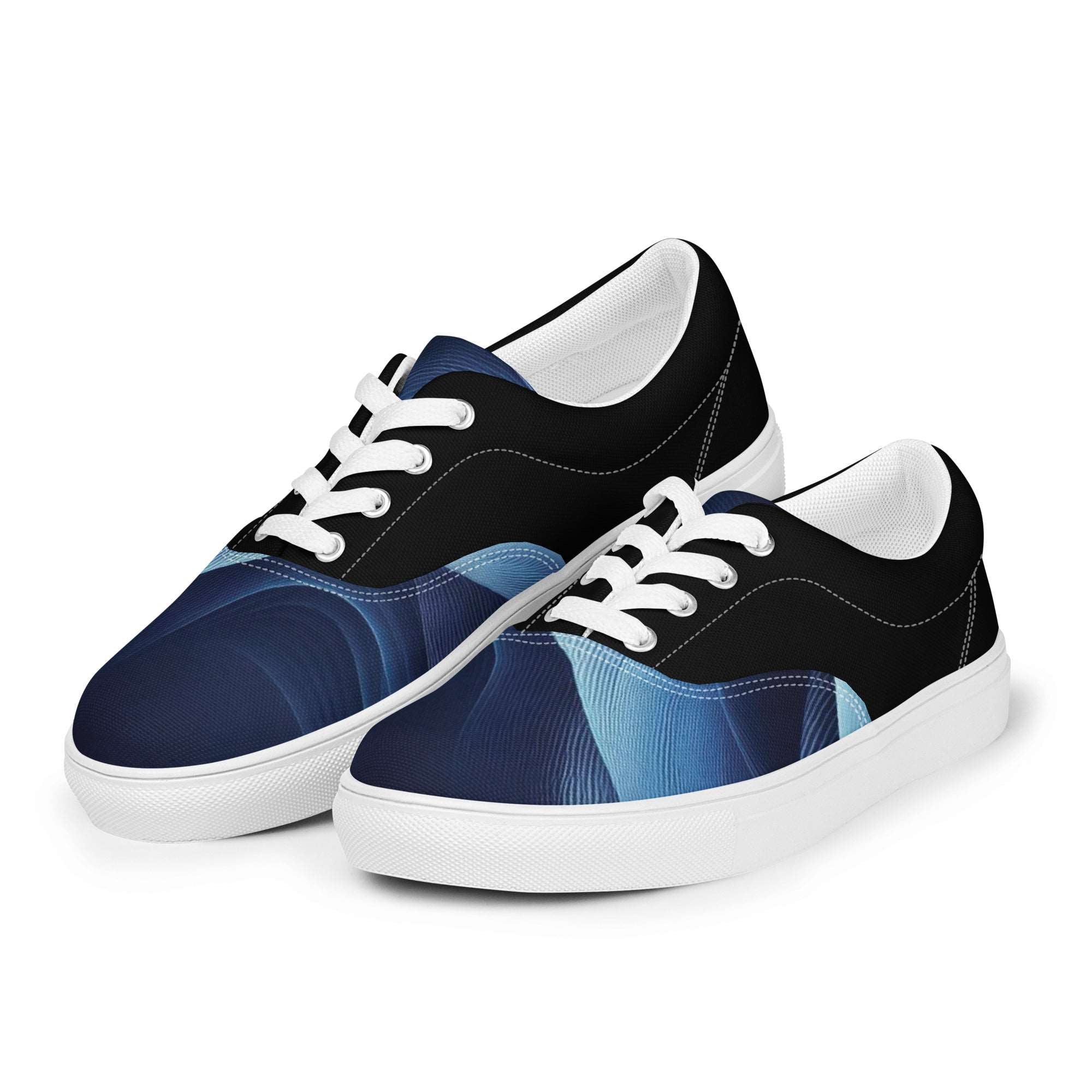 Men’s Lace-up Gradient Print-3