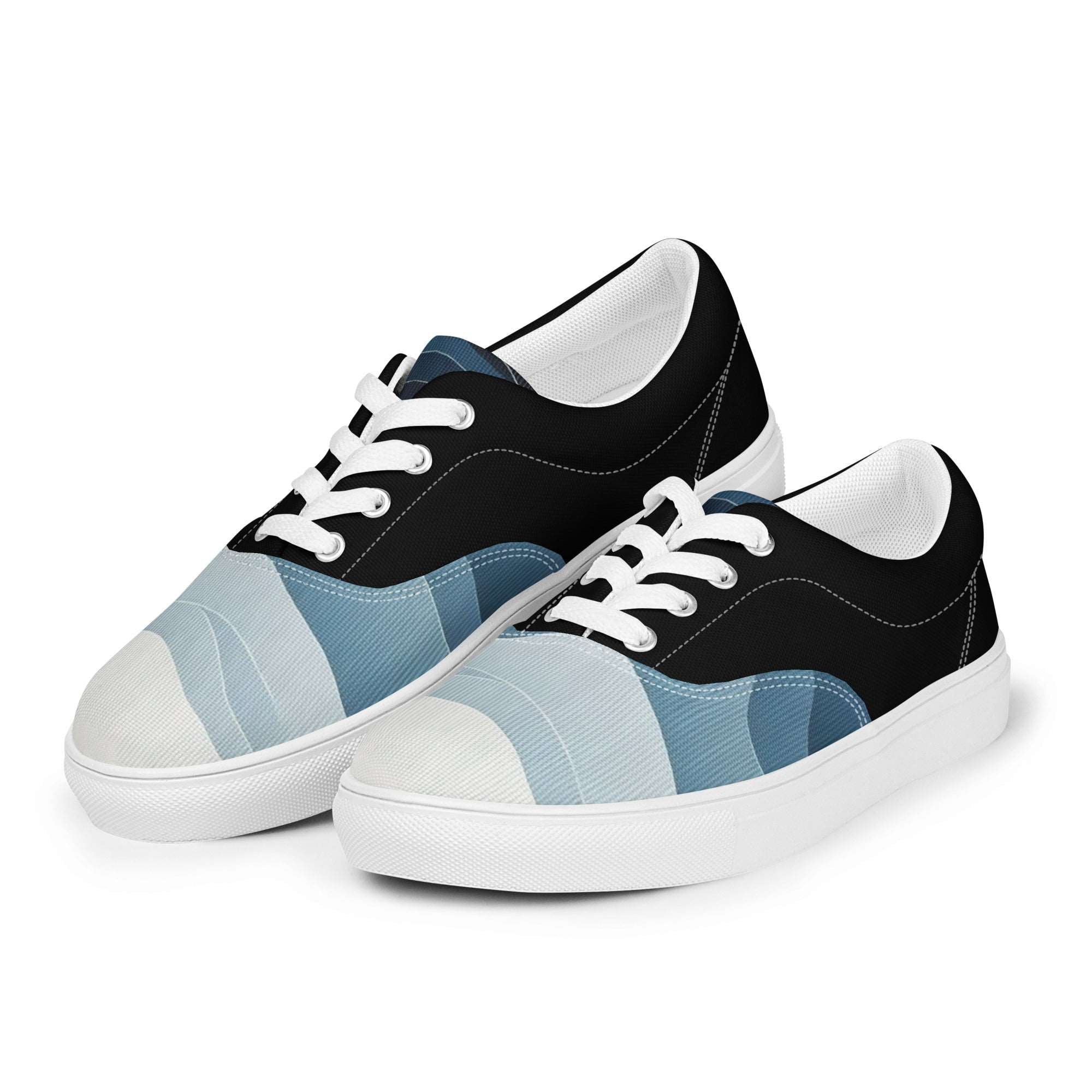 Men’s Lace-up Gradient Print-4