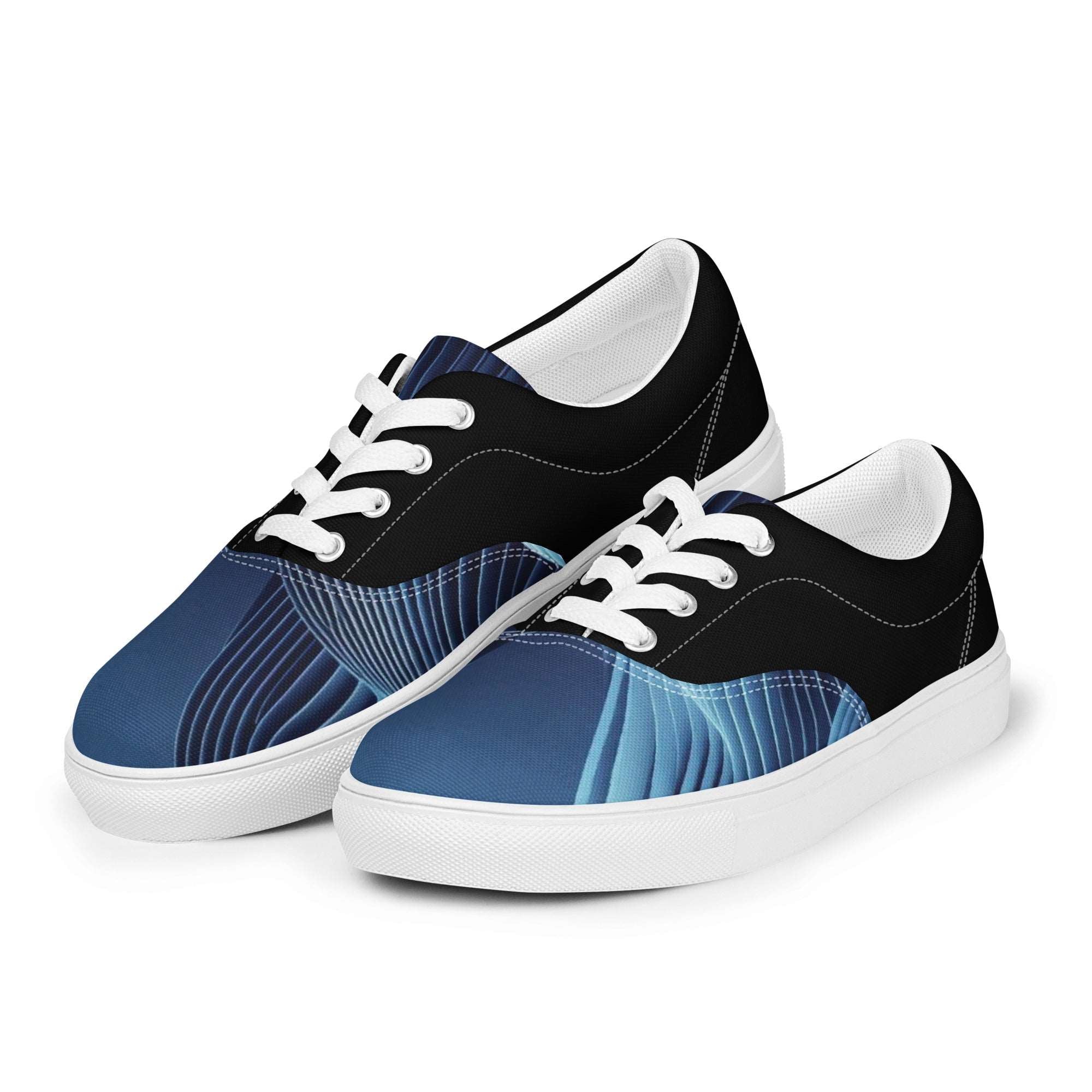 Men’s Lace-up Gradient Print-5