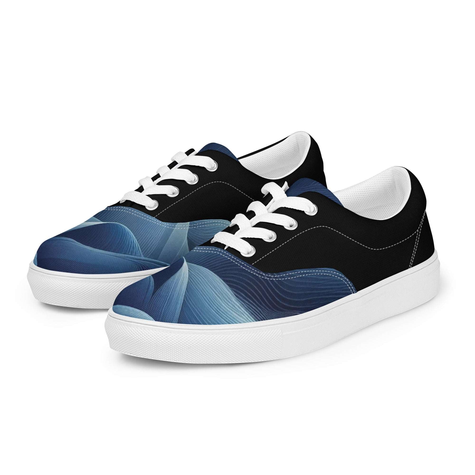 Men’s Lace-up Gradient Print-2