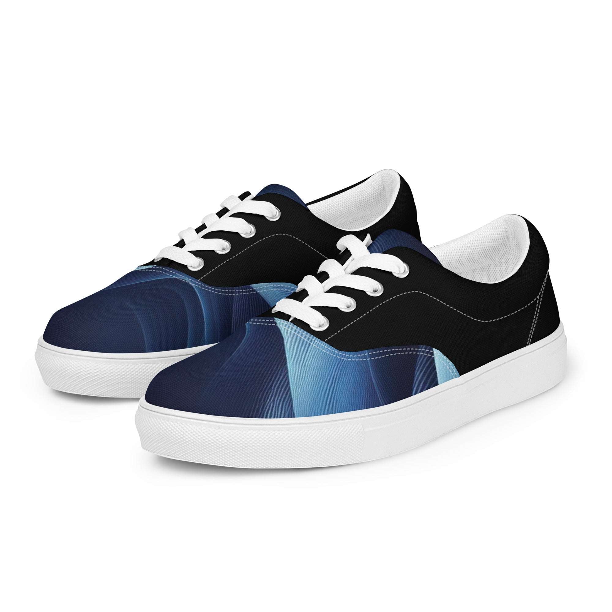 Men’s Lace-up Gradient Print-3