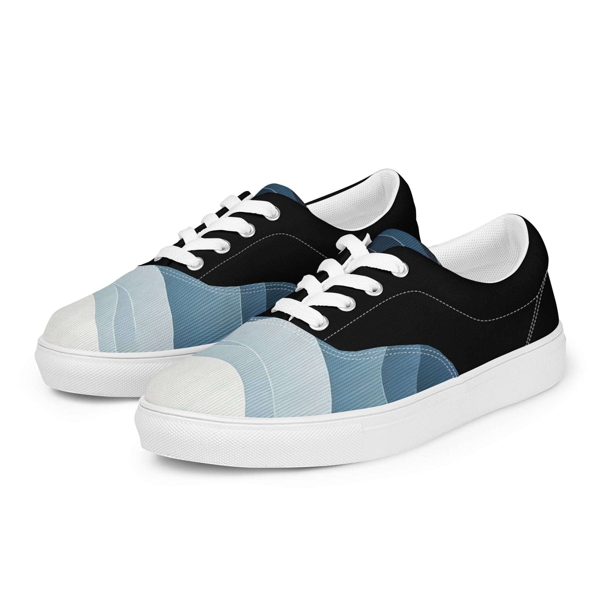 Men’s Lace-up Gradient Print-4