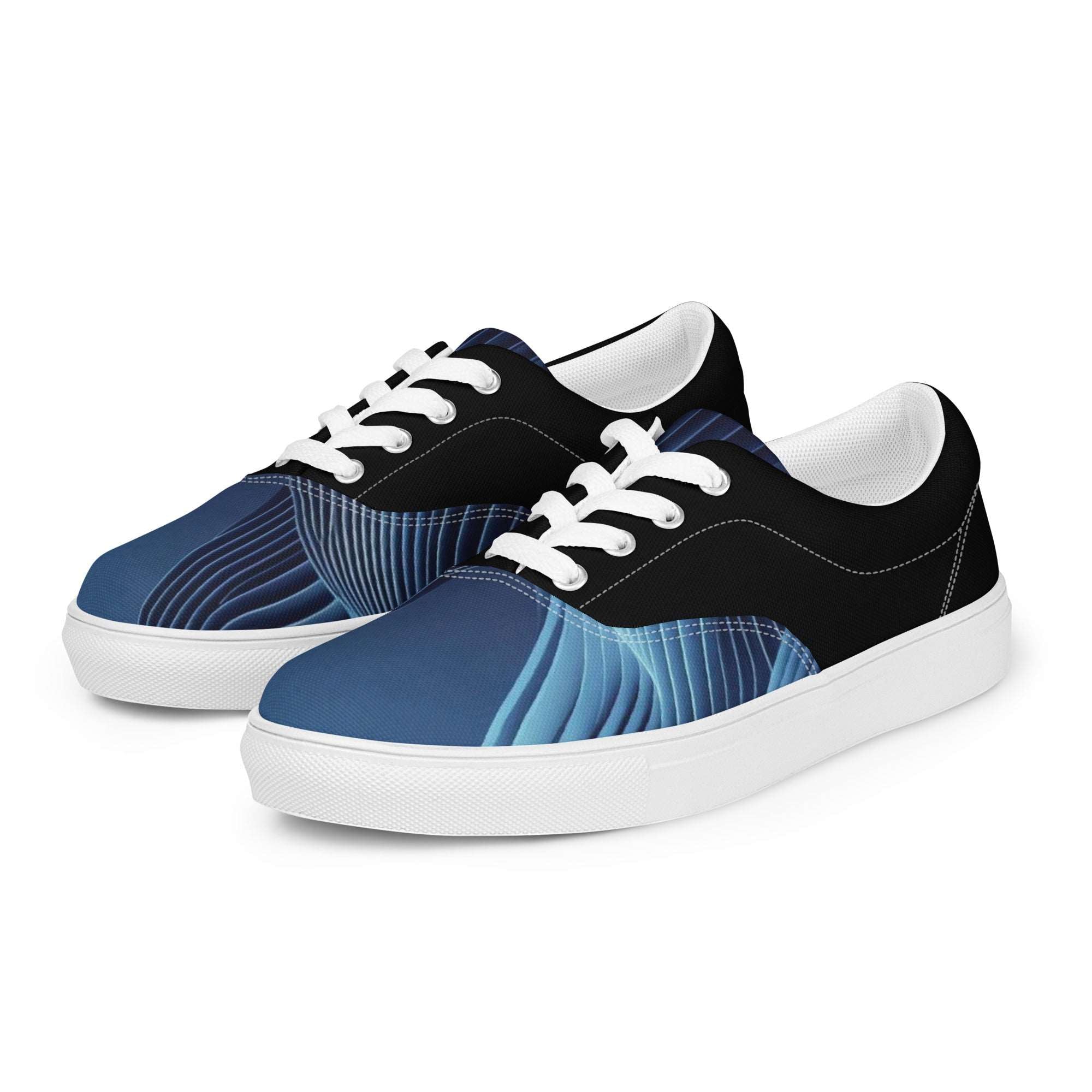 Men’s Lace-up Gradient Print-5