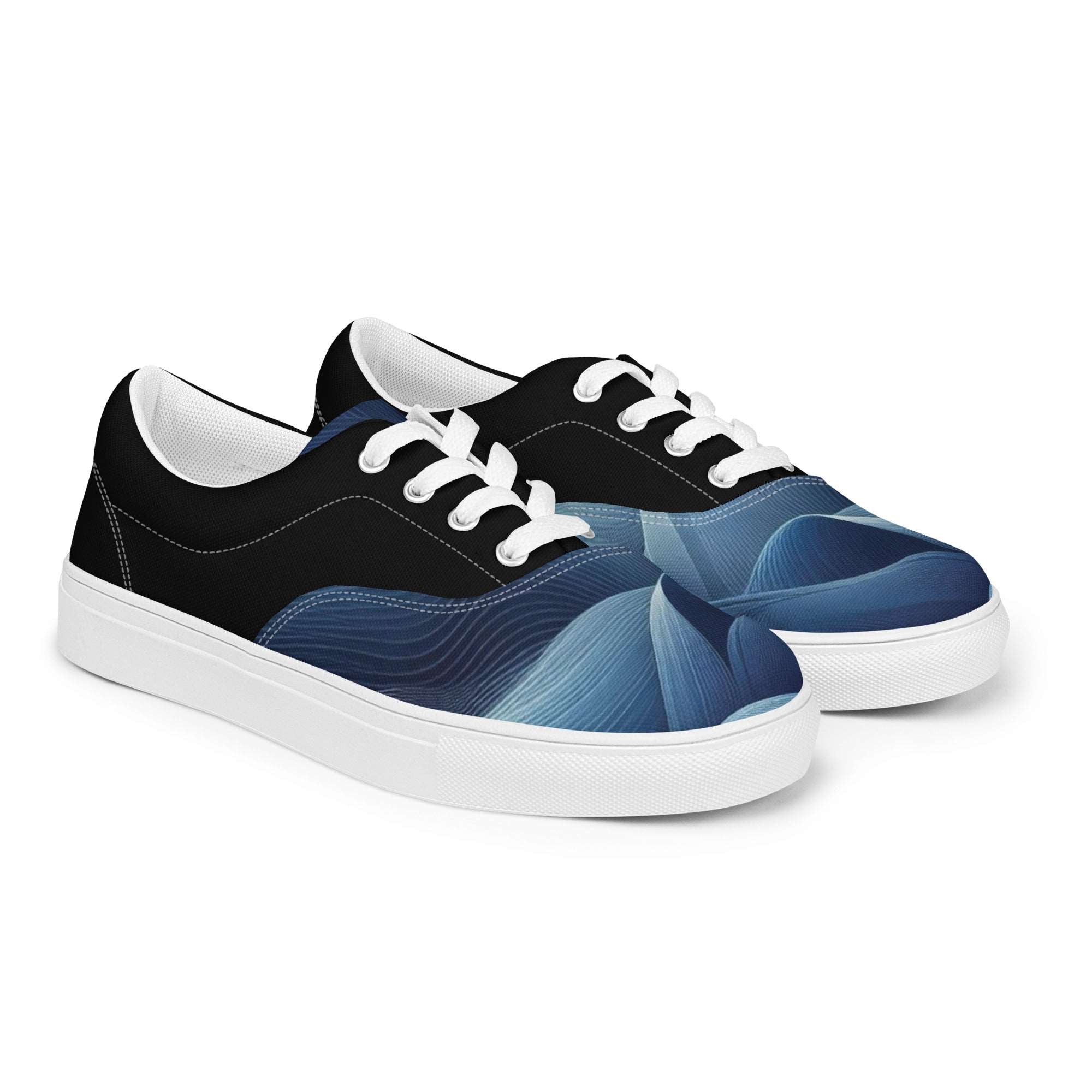 Men’s Lace-up Gradient Print-2