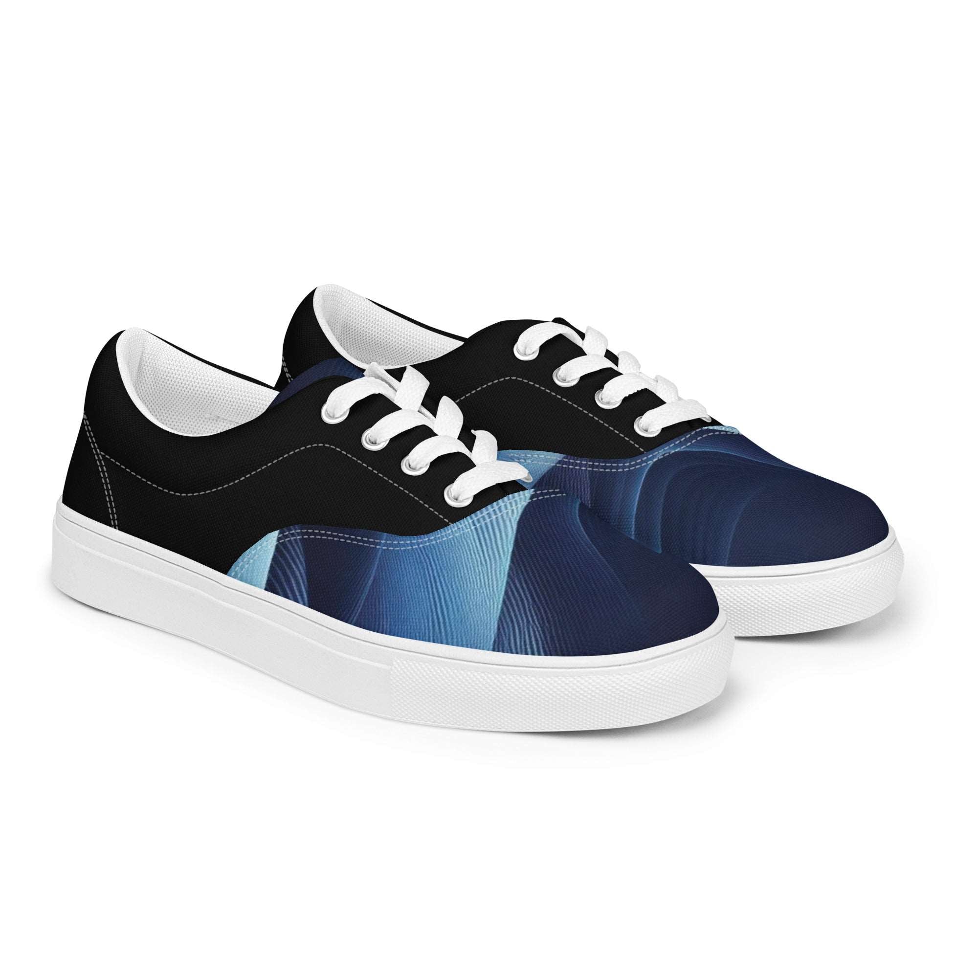 Men’s Lace-up Gradient Print-3