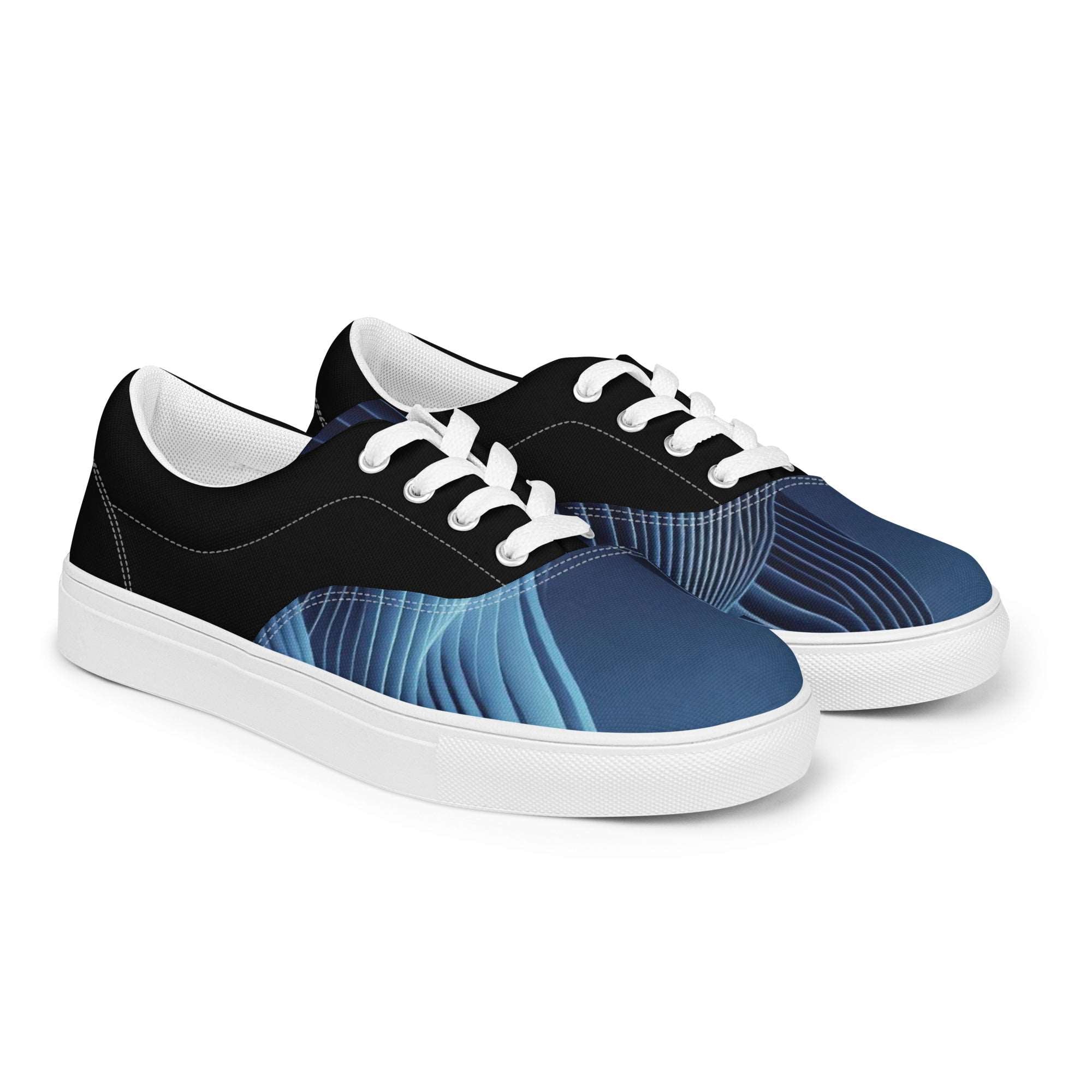 Men’s Lace-up Gradient Print-5