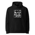 Form Finding Design Women's Signature Hoodie (FFD-06) — chest logo; front pouch pocket.