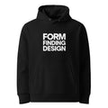 Form Finding Design Women's Signature Hoodie (FFD-10) — chest logo; front pouch pocket.