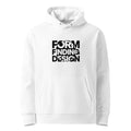 Form Finding Design Women's Signature Hoodie (FFD-03) — chest logo; front pouch pocket.