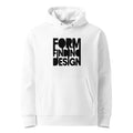 Form Finding Design Women's Signature Hoodie (FFD-07) — chest logo; front pouch pocket.