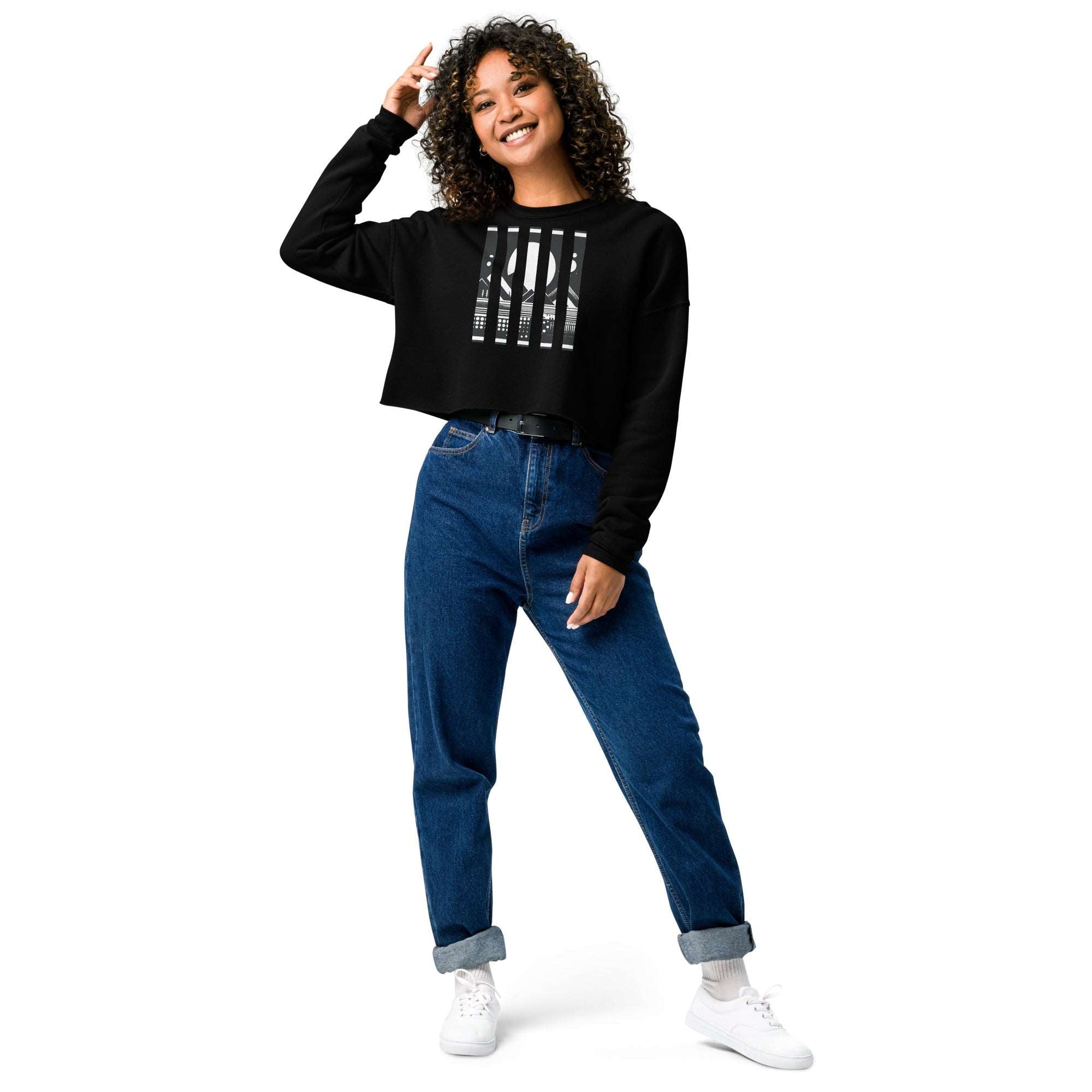 Women's Bar Crop-2 Sweatshirt DP