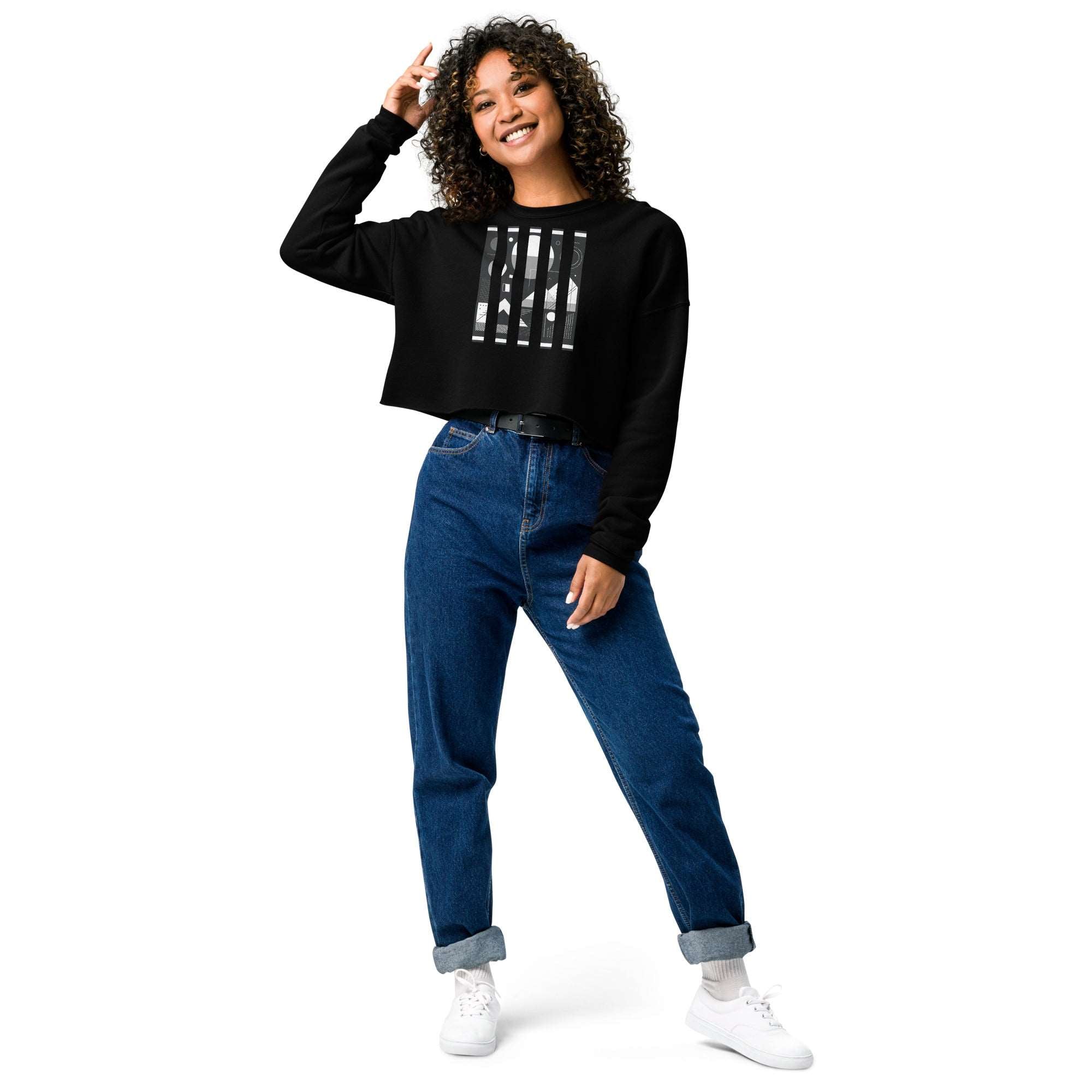 Women's Bar Crop-4 Sweatshirt DP