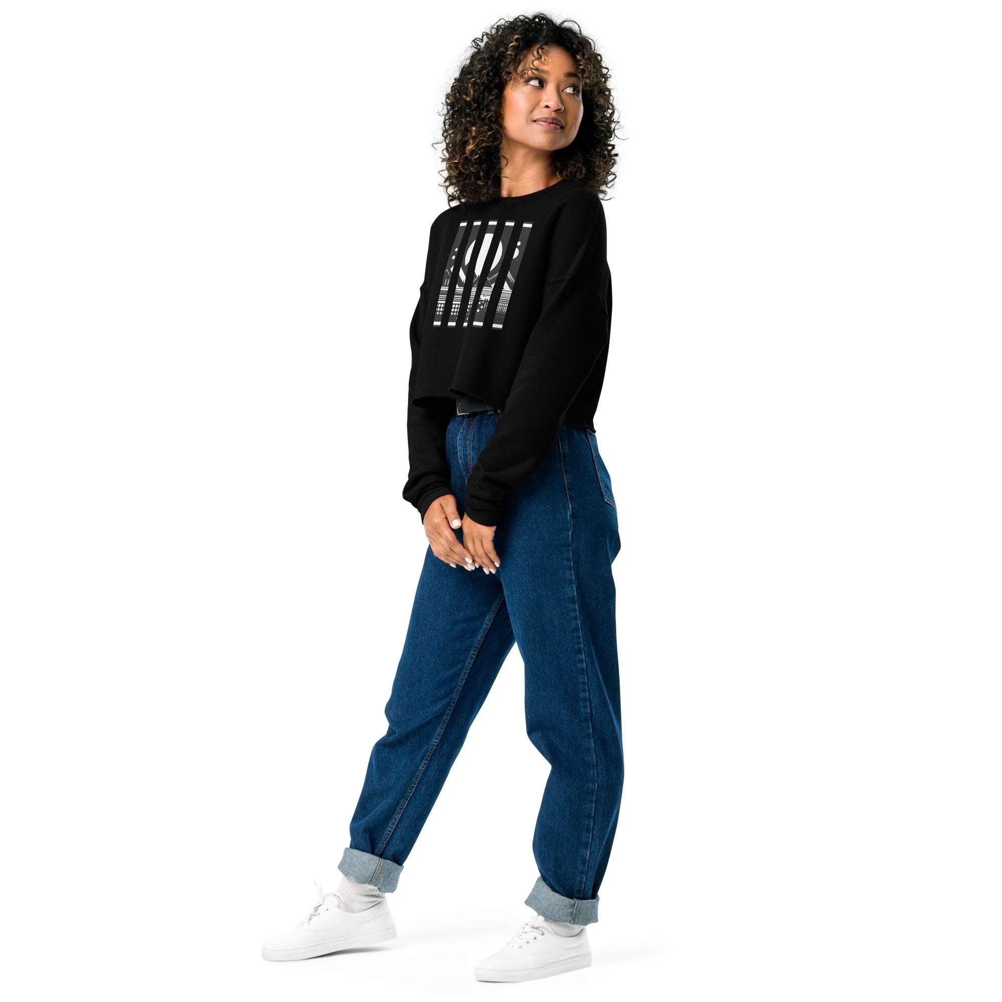 Women's Bar Crop-2 Sweatshirt DP