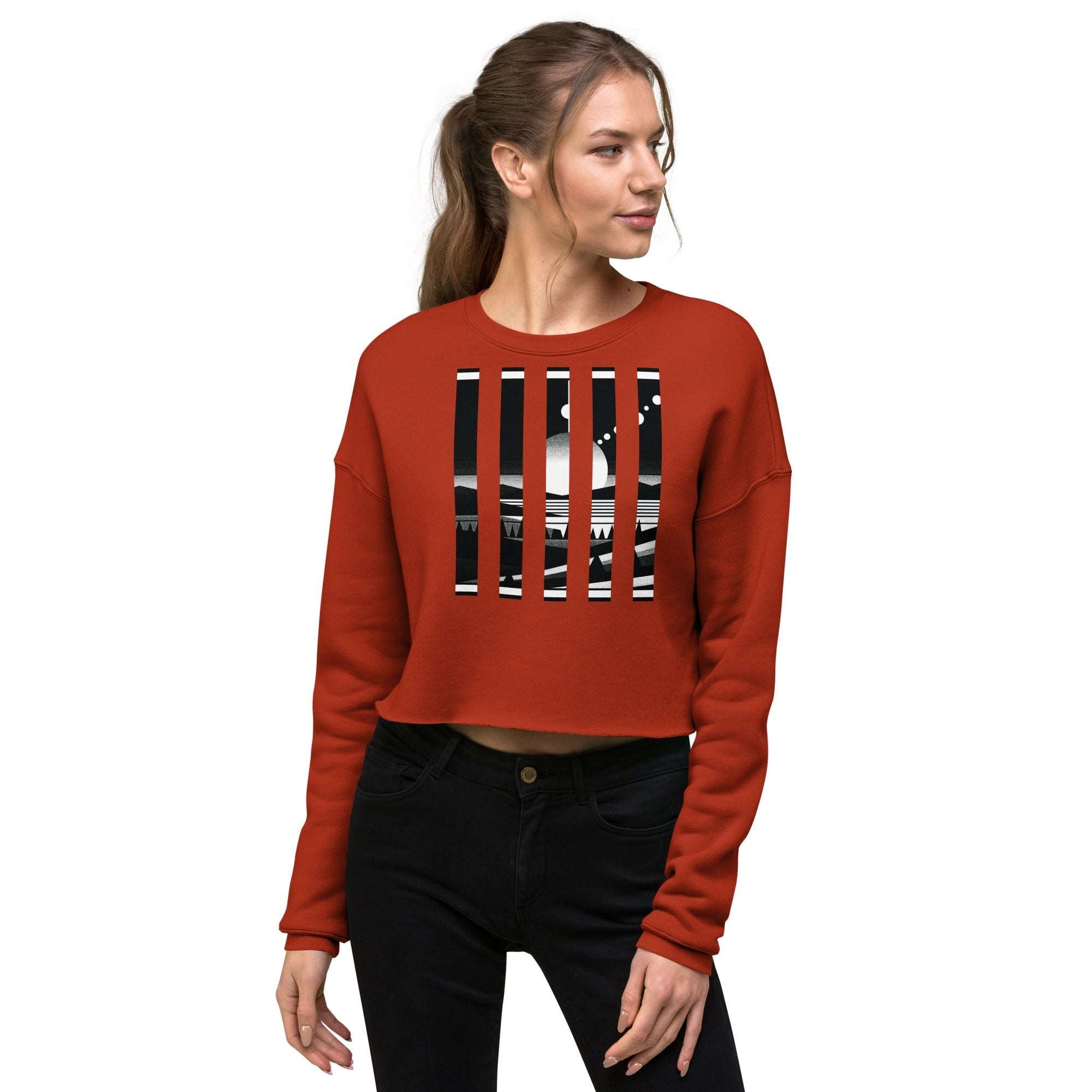 Women's Bar Crop Sweatshirt DP