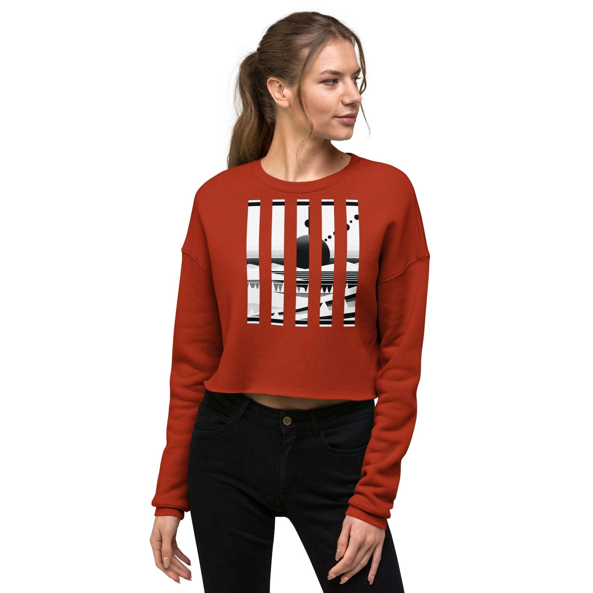 Women's Bar Crop Sweatshirt LP