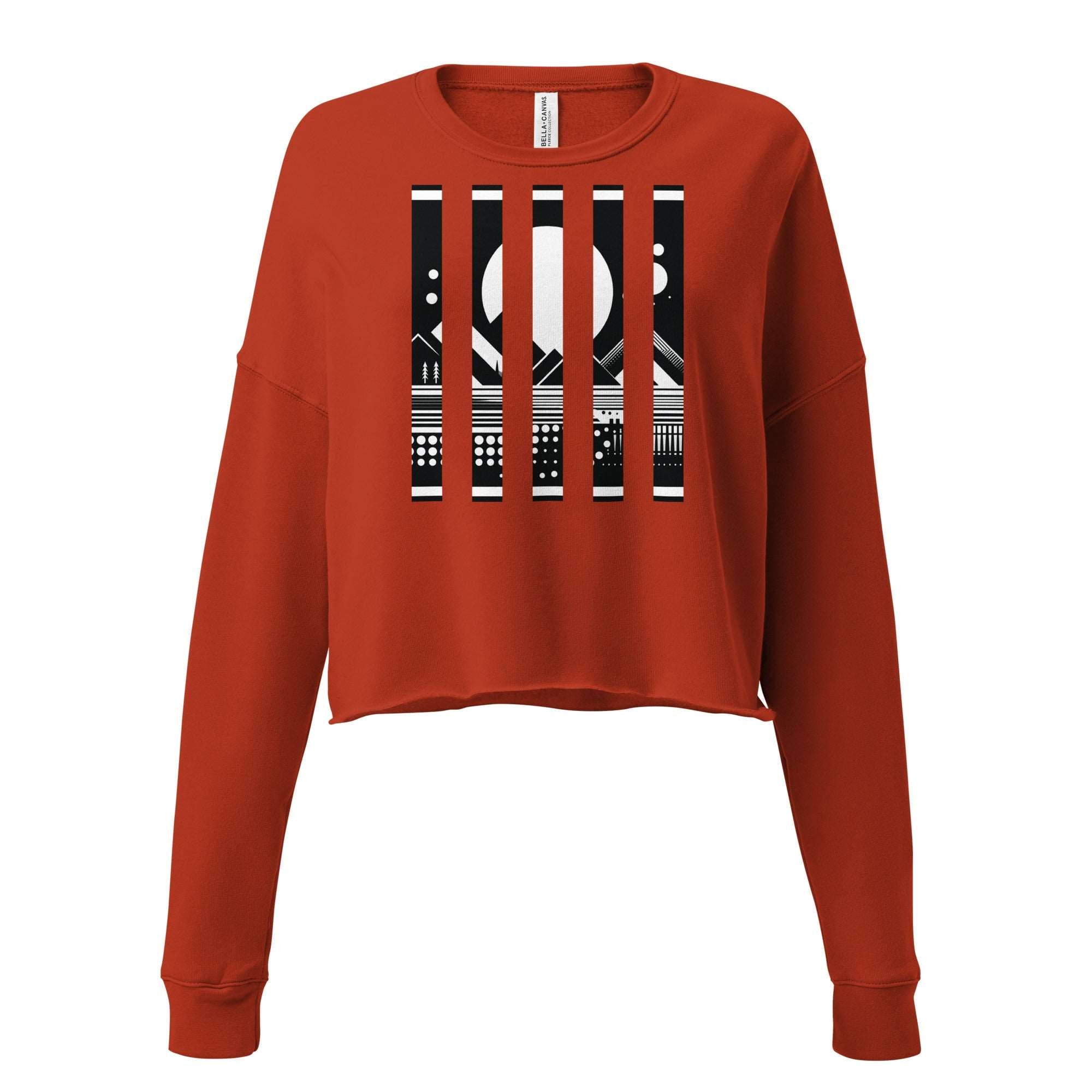 Women's Bar Crop-2 Sweatshirt DP