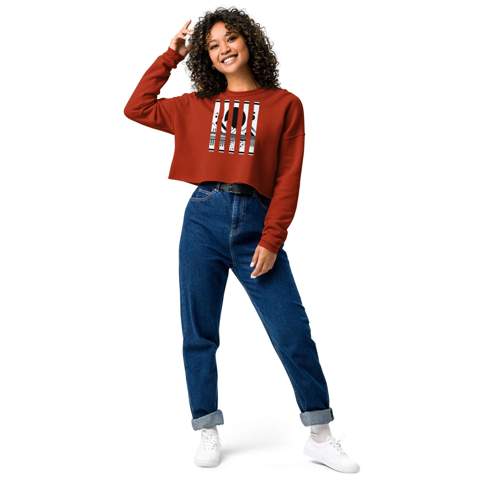 Women's Bar Crop-2 Sweatshirt LP