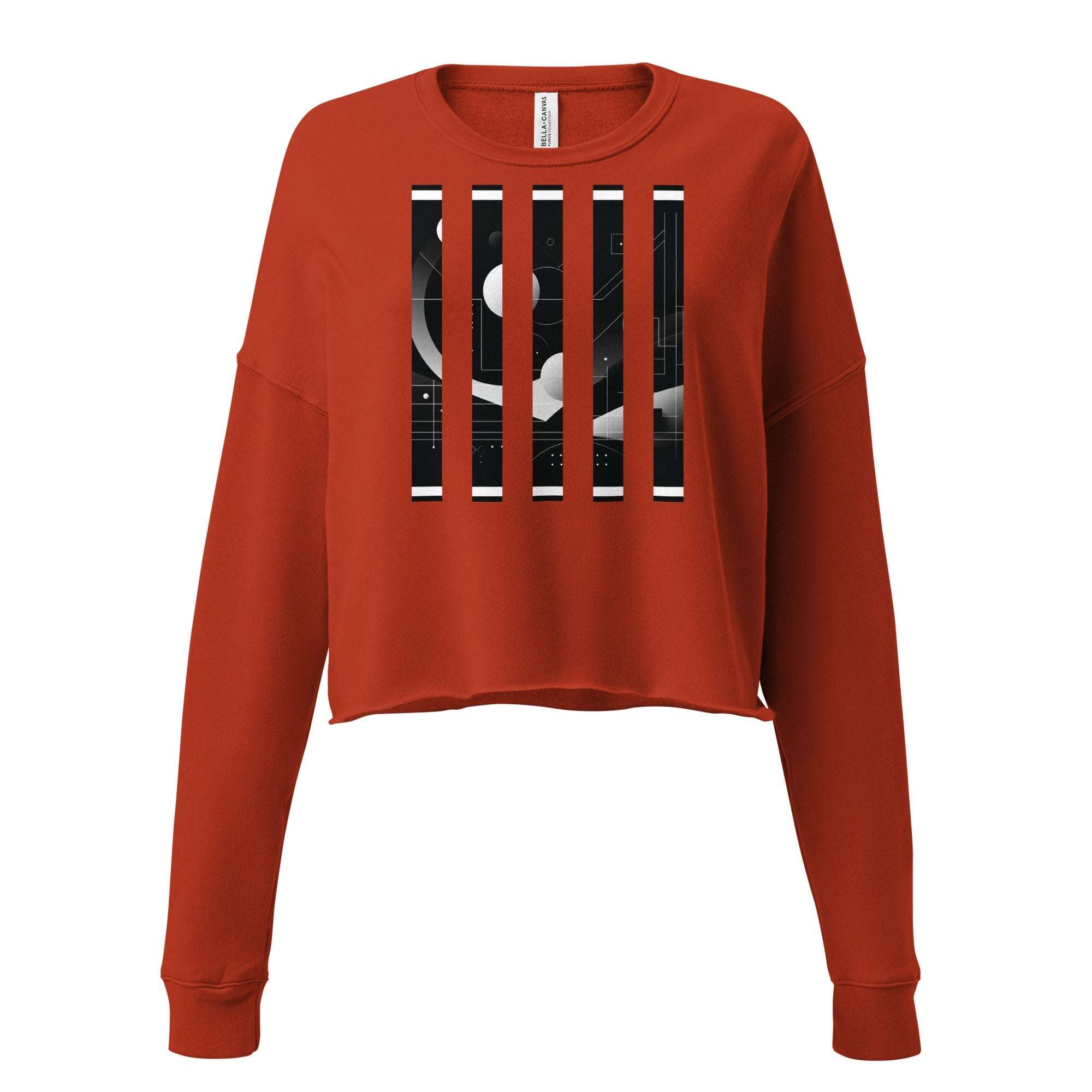 Women's Bar Crop-3 Sweatshirt DP