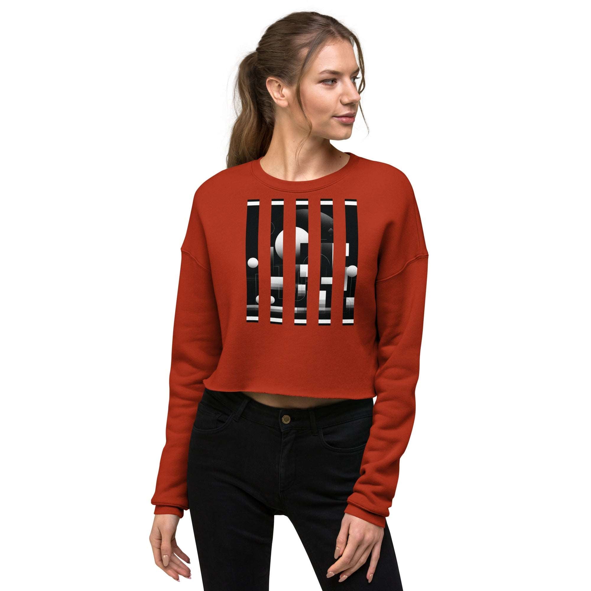 Women's Bar Crop-5 Sweatshirt DP