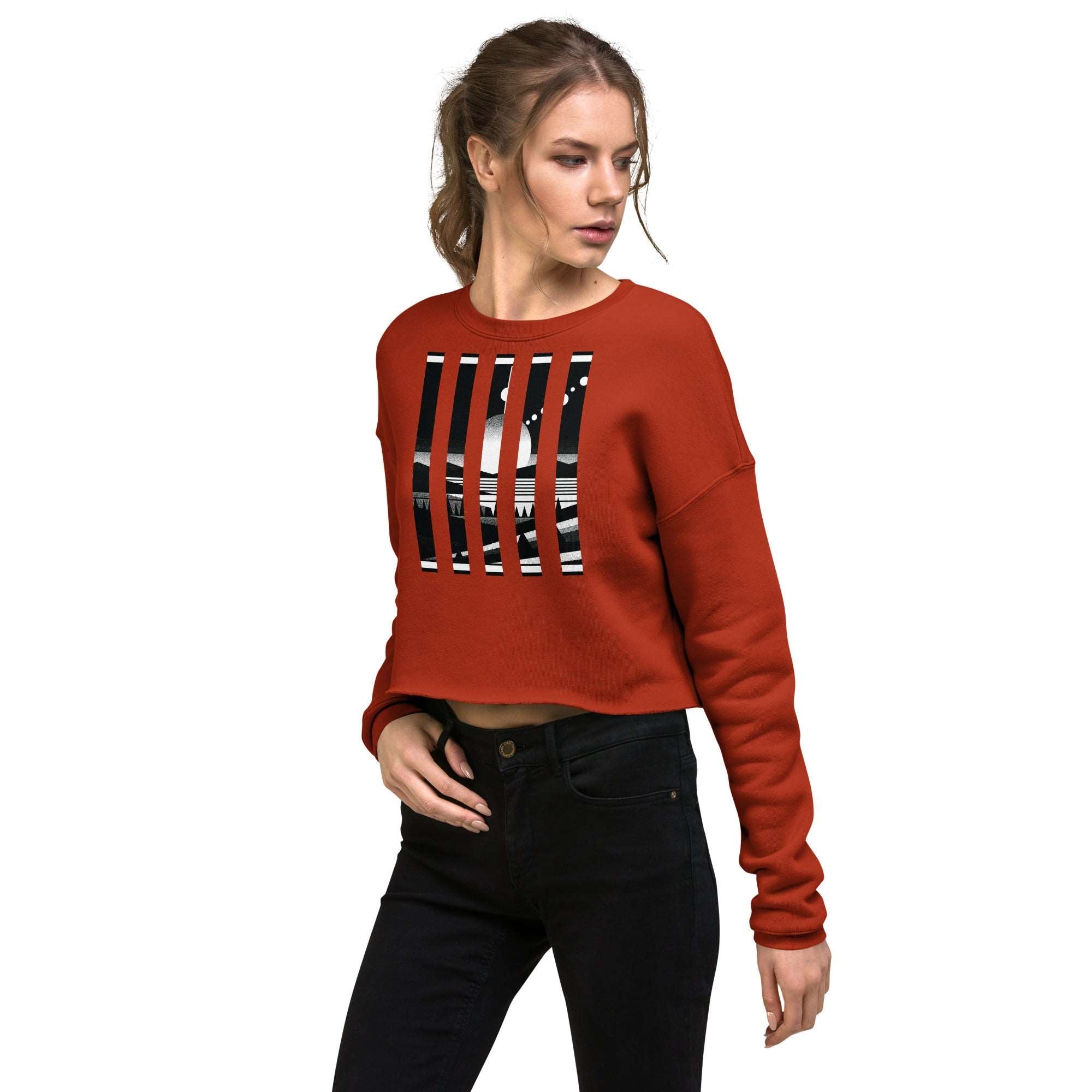 Women's Bar Crop Sweatshirt DP