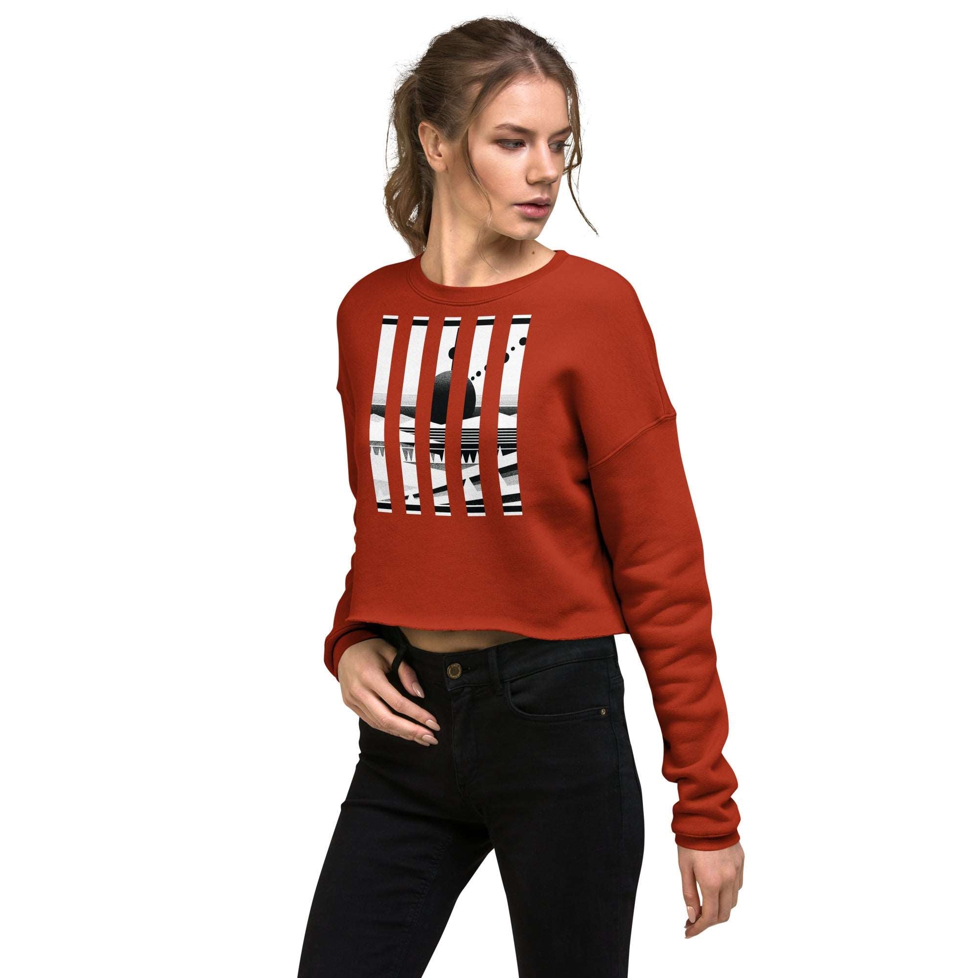 Women's Bar Crop Sweatshirt LP