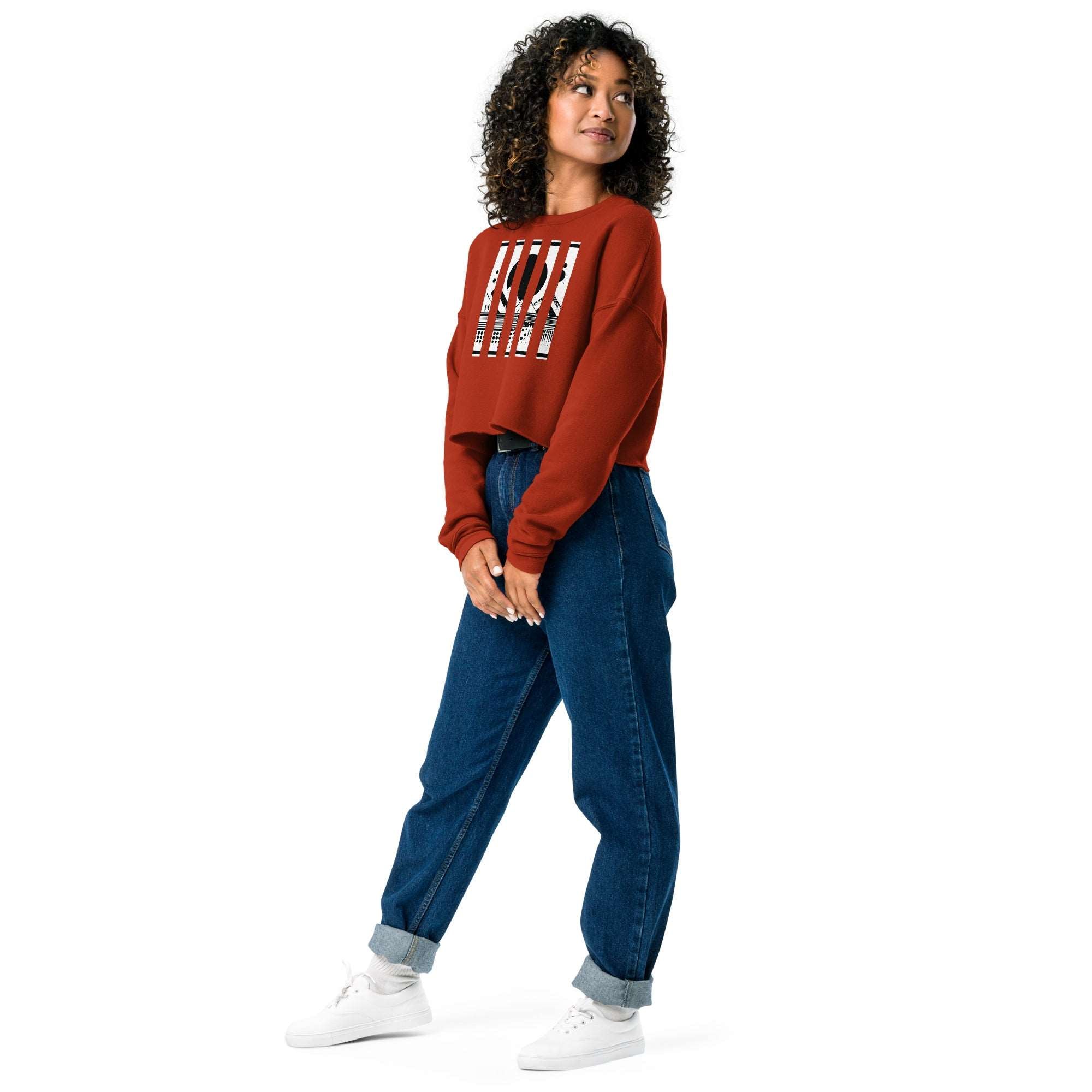 Women's Bar Crop-2 Sweatshirt LP