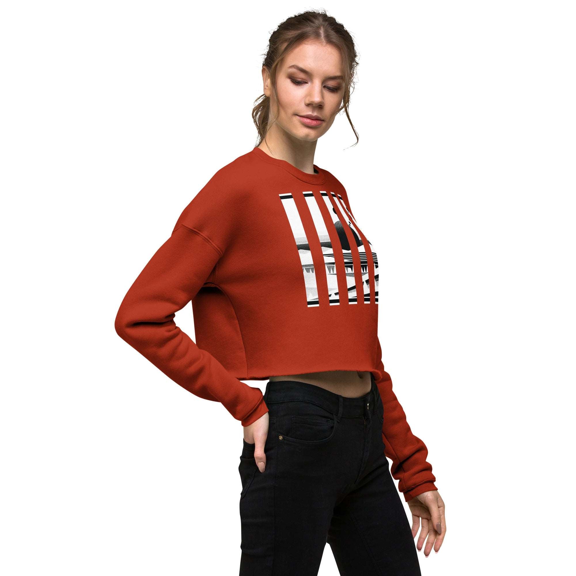 Women's Bar Crop Sweatshirt LP