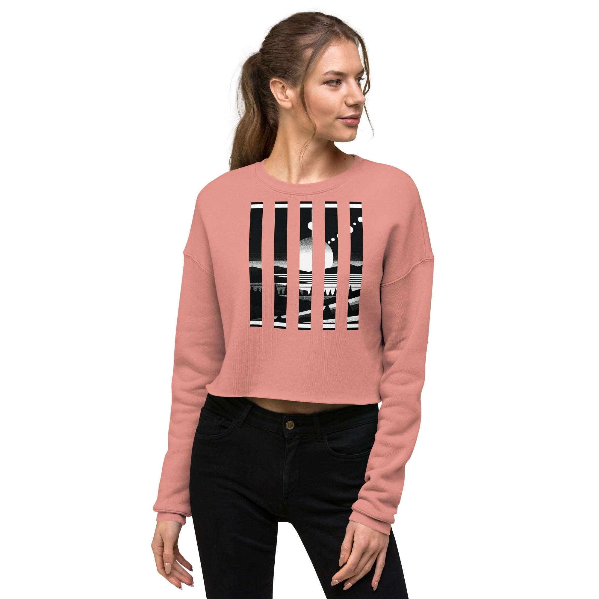 Women's Bar Crop Sweatshirt DP