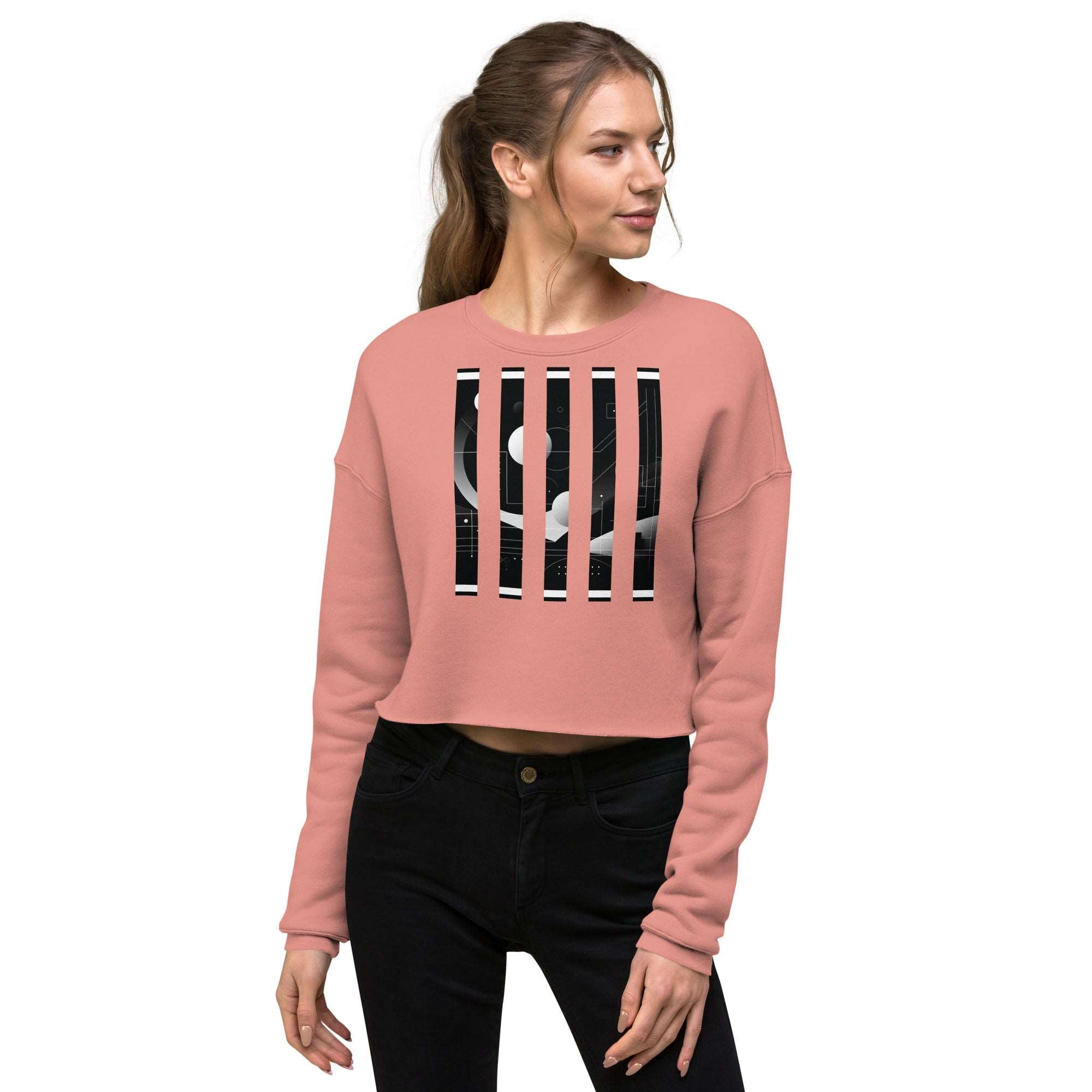 Women's Bar Crop-3 Sweatshirt DP