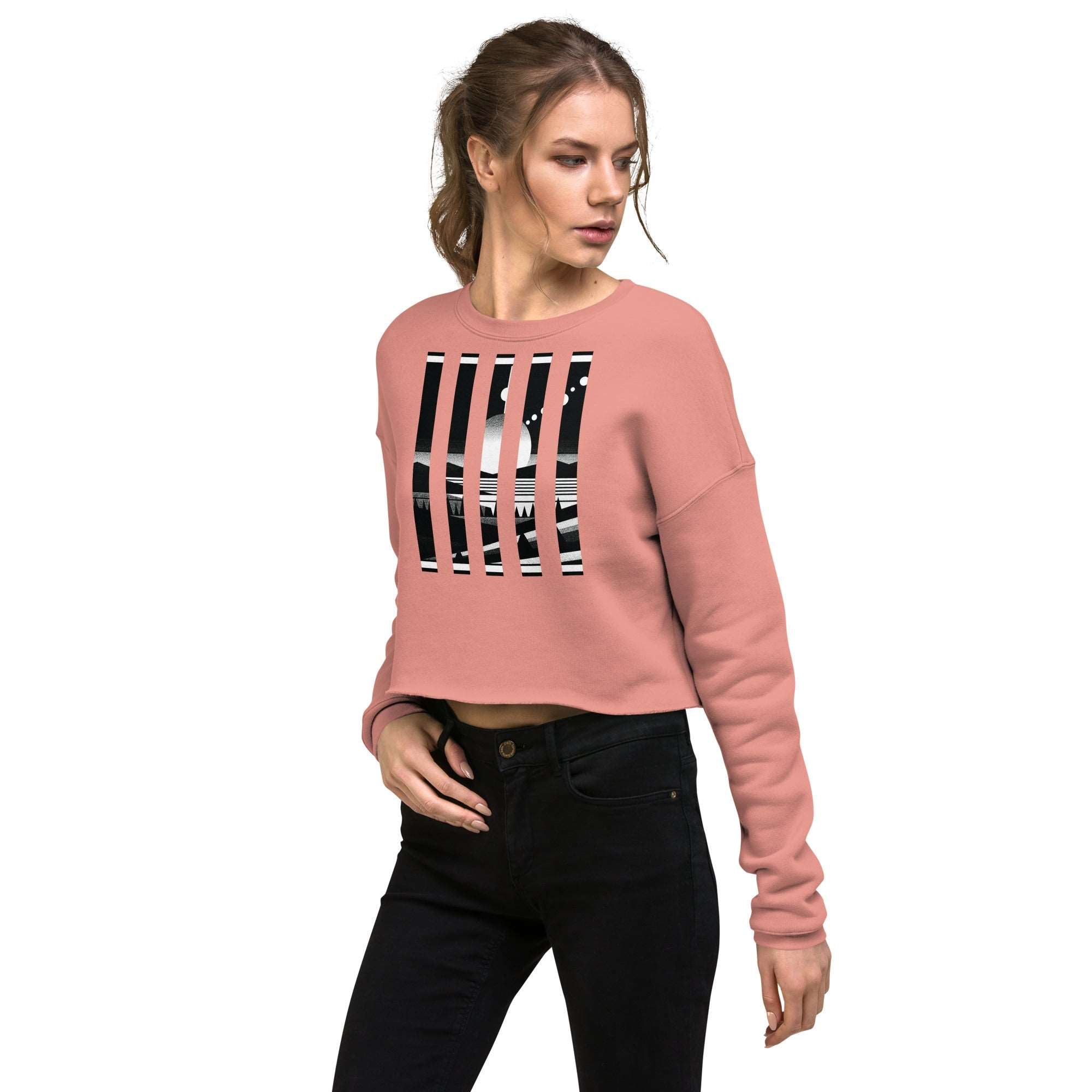 Women's Bar Crop Sweatshirt DP