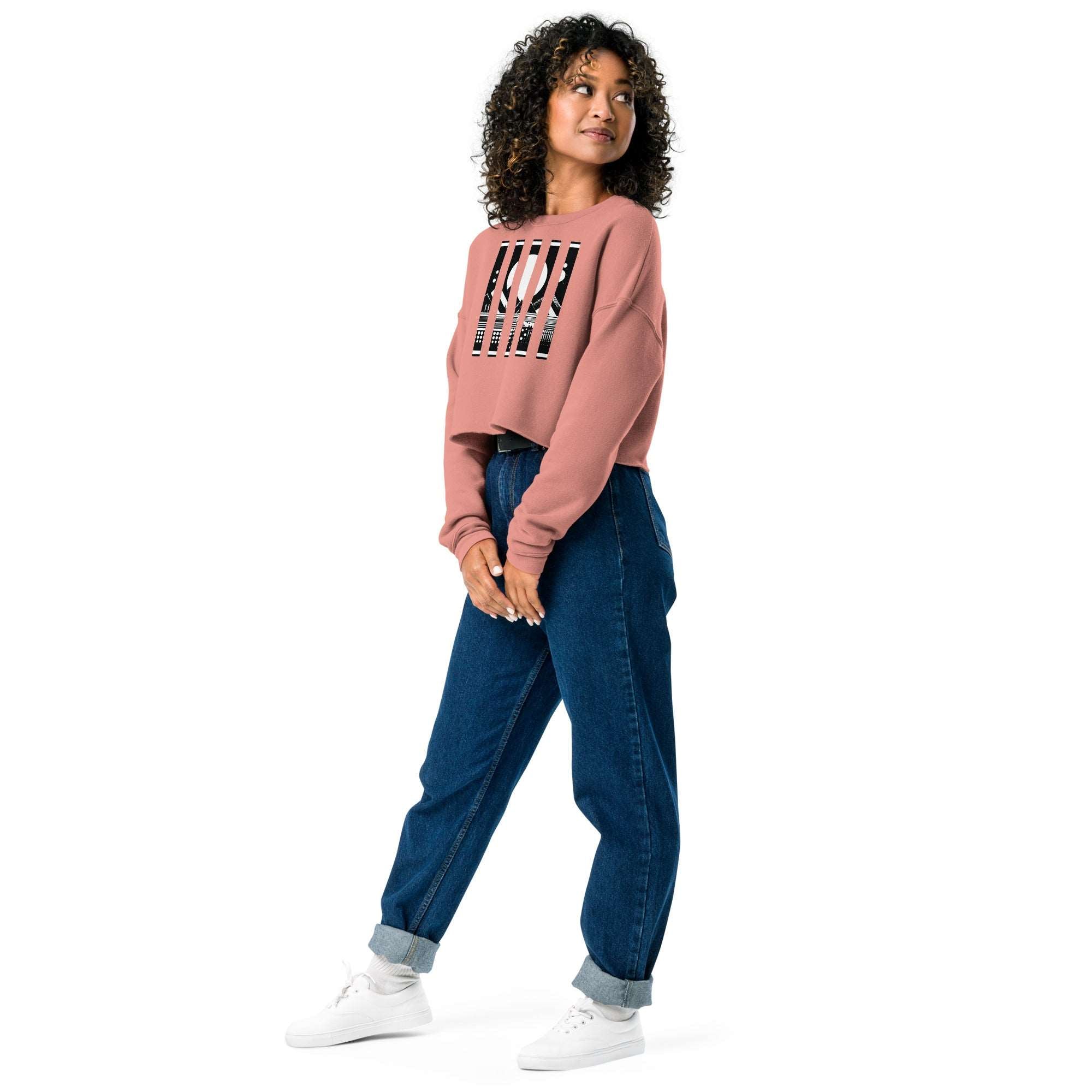 Women's Bar Crop-2 Sweatshirt DP