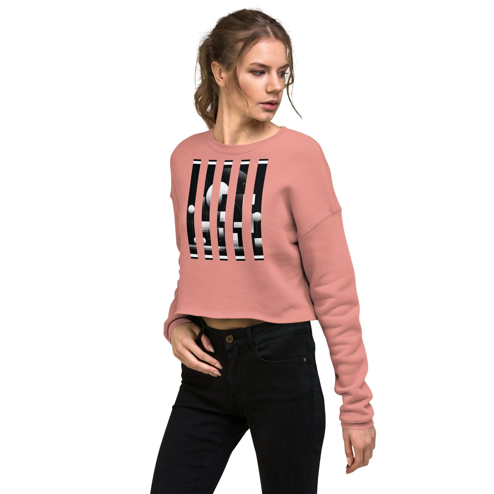 Women's Bar Crop-5 Sweatshirt DP