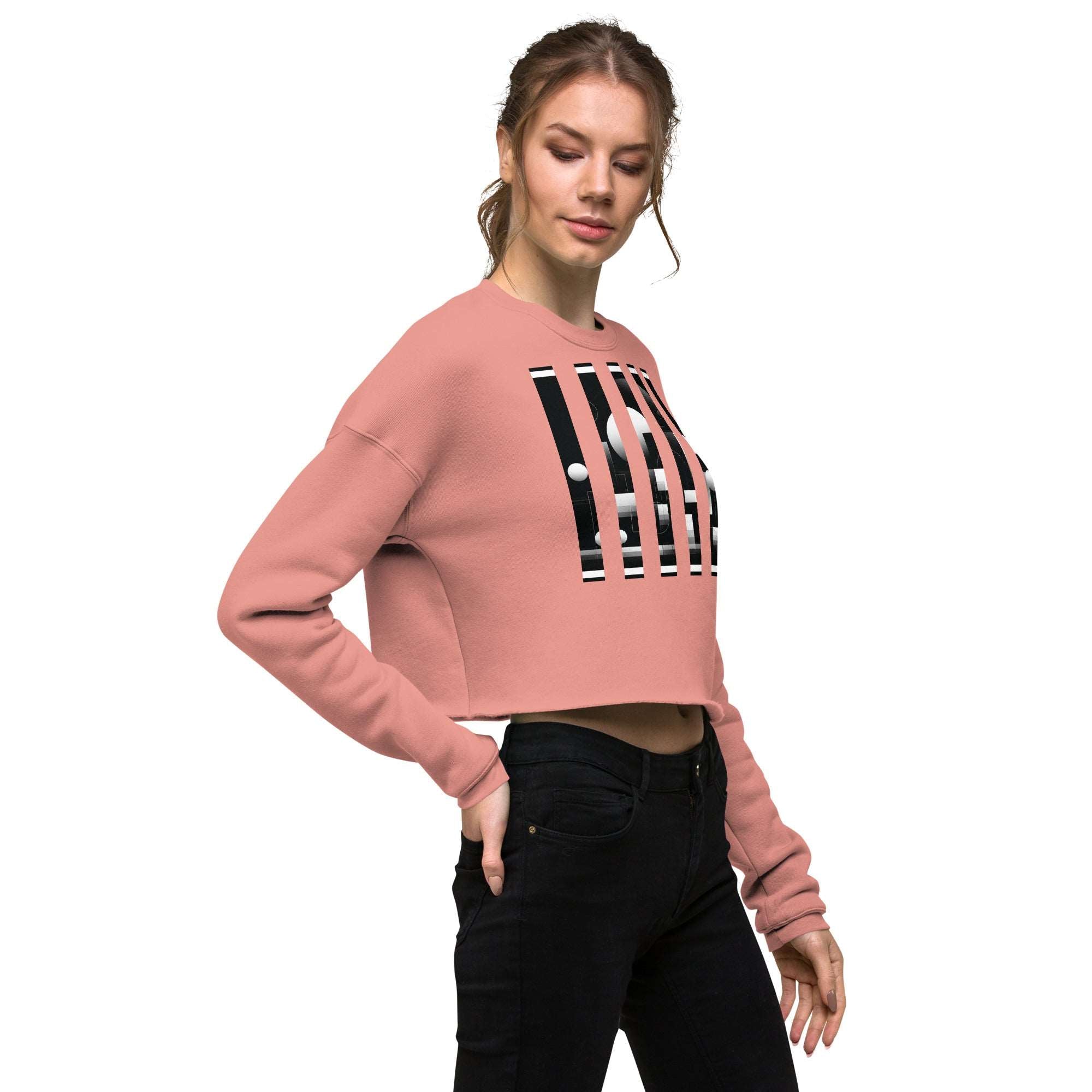 Women's Bar Crop-5 Sweatshirt DP