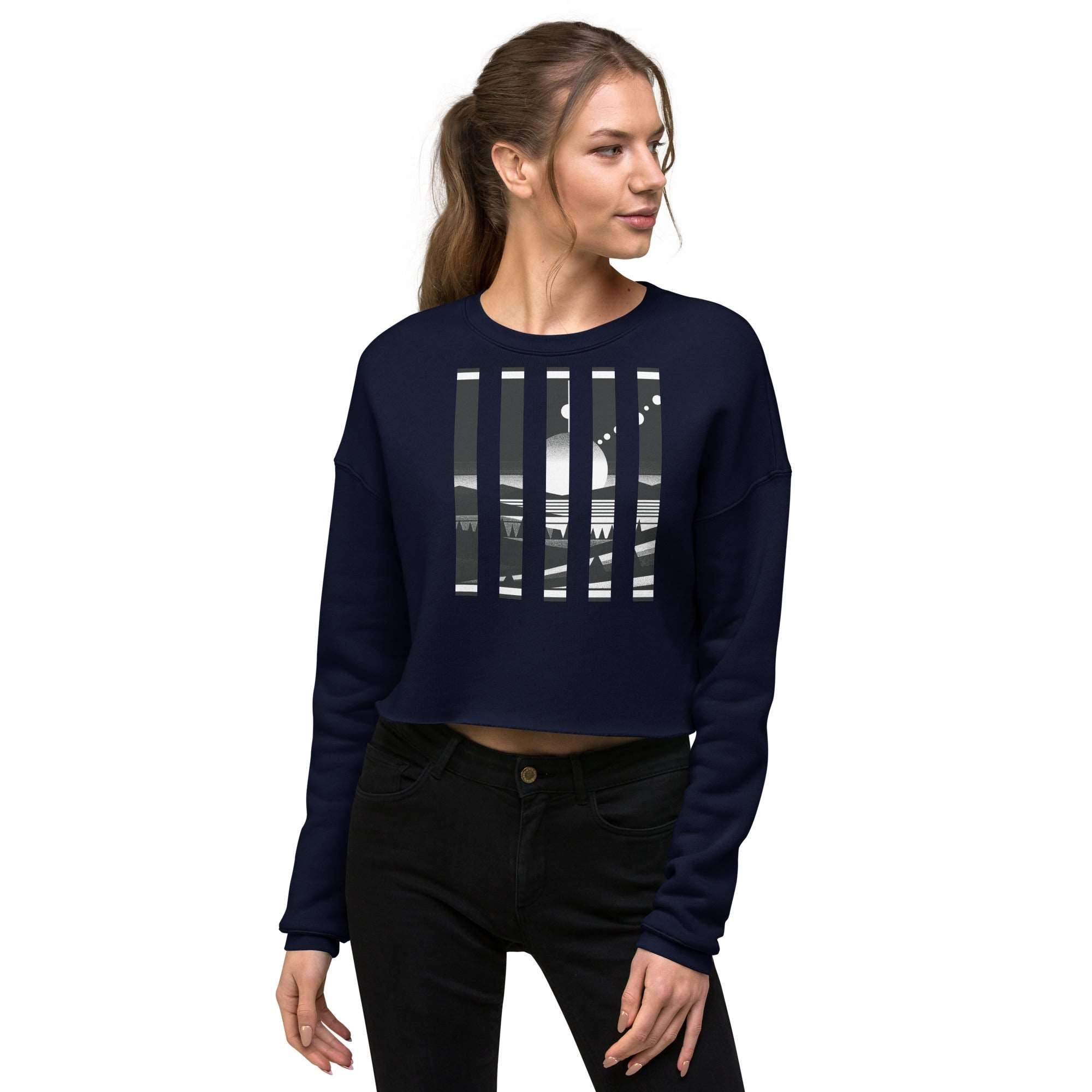 Women's Bar Crop Sweatshirt DP