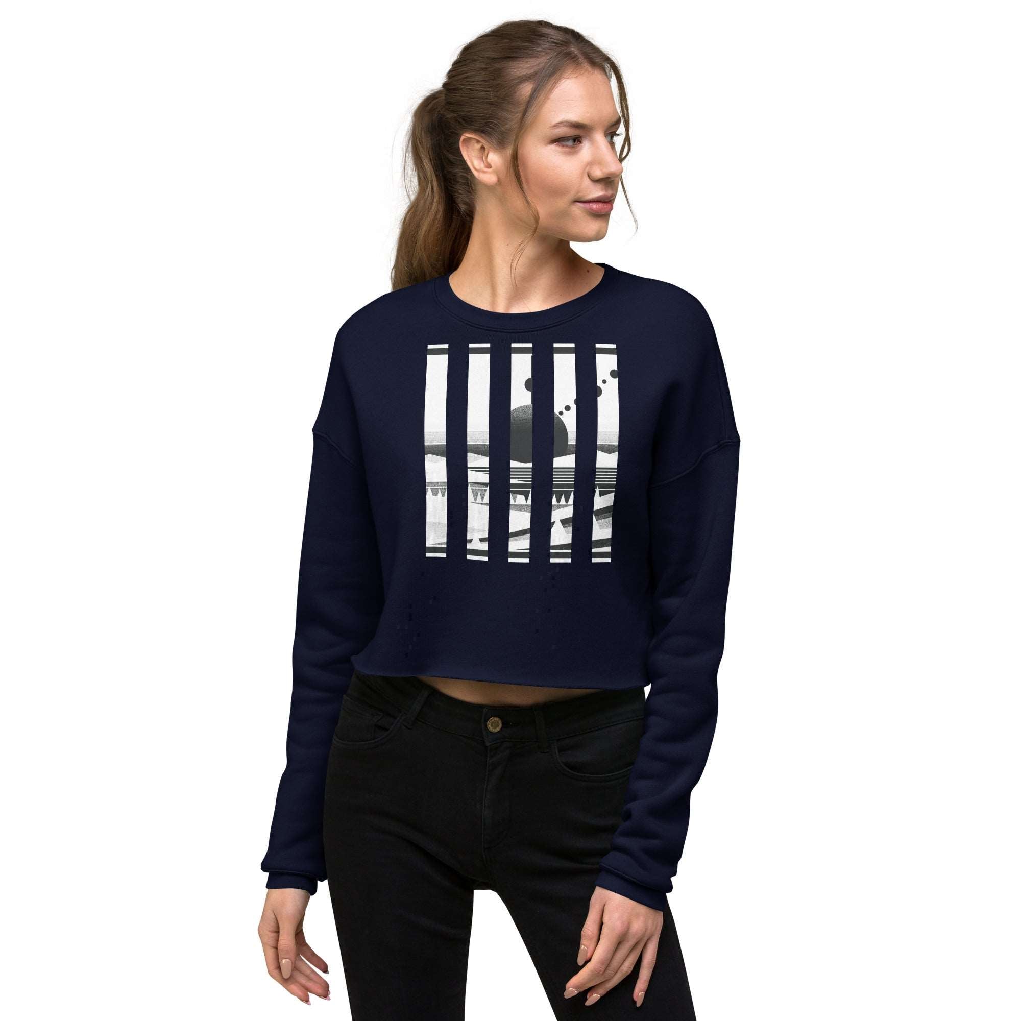 Women's Bar Crop Sweatshirt LP