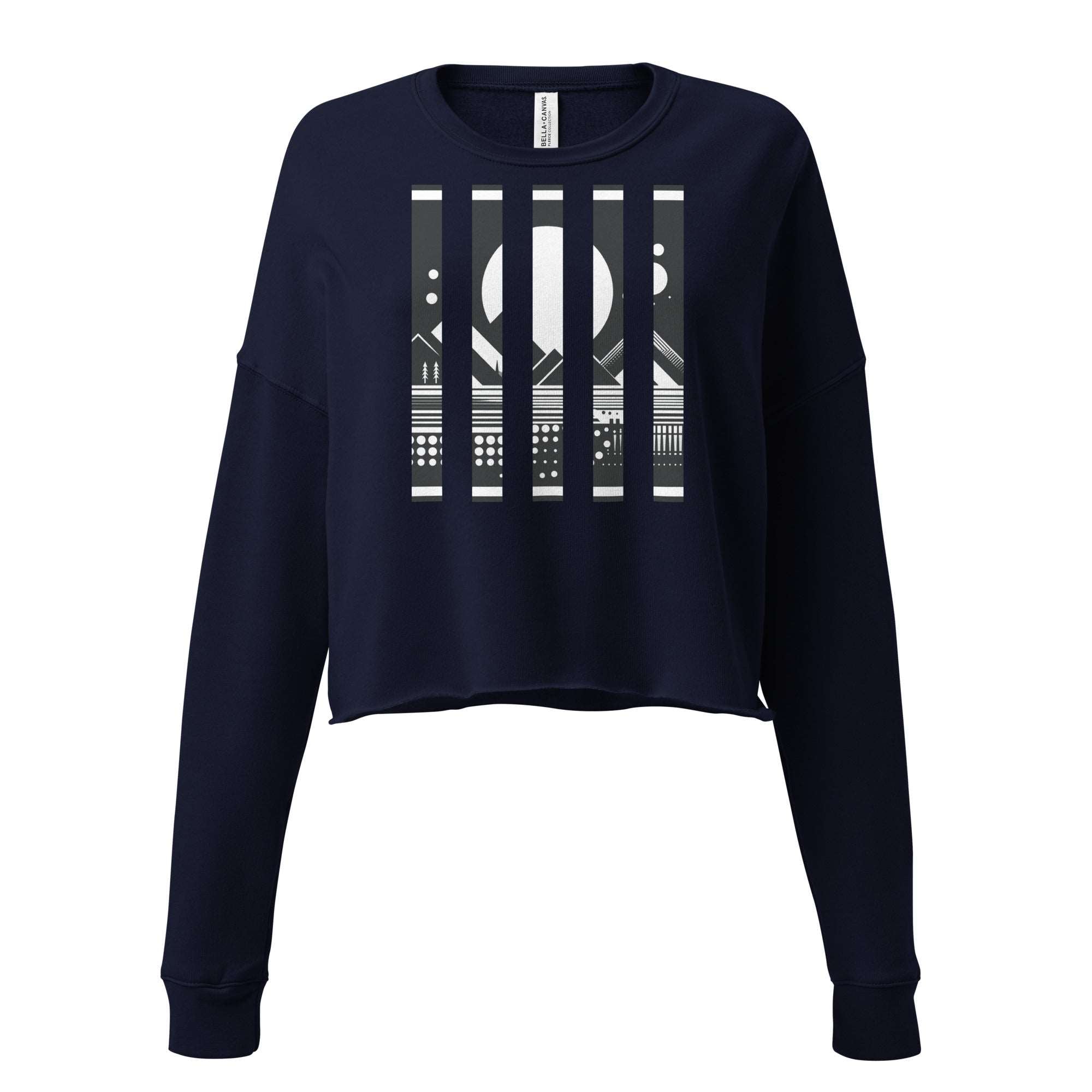 Women's Bar Crop-2 Sweatshirt DP