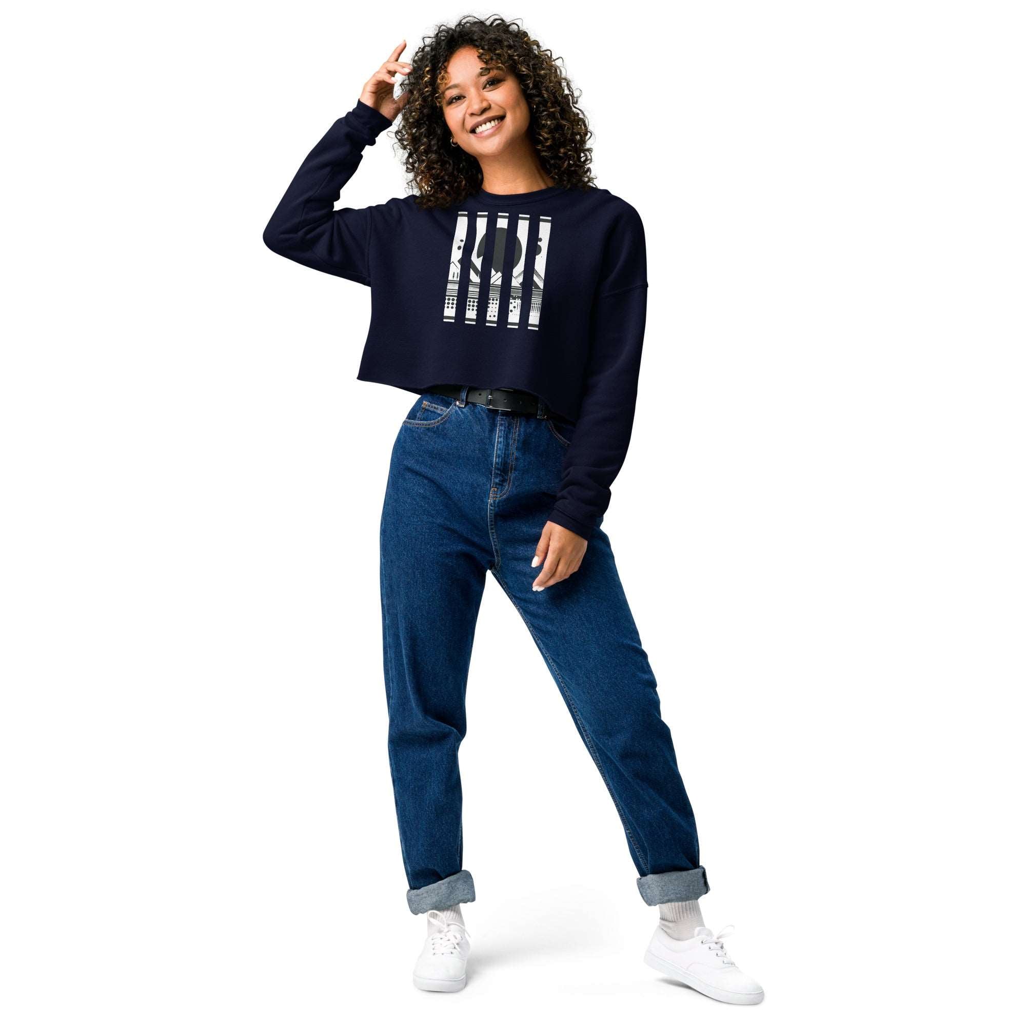 Women's Bar Crop-2 Sweatshirt LP